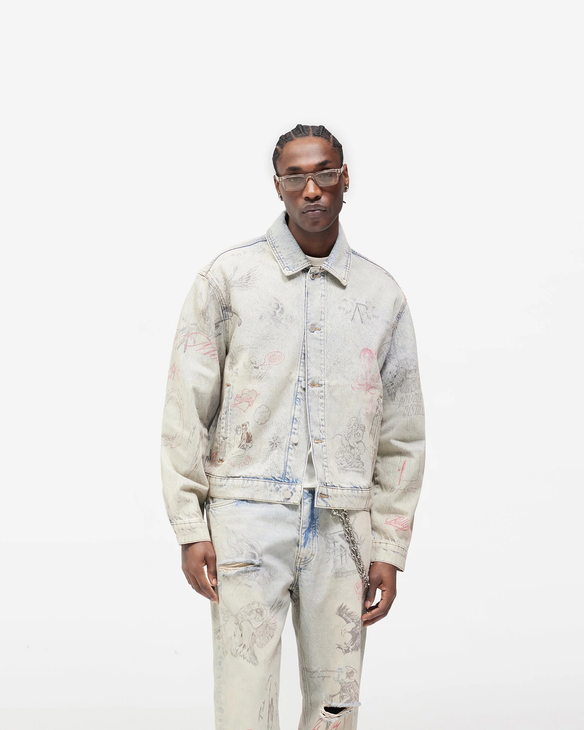Legacy Denim Trucker - Light Blue Vintage - Image 3
