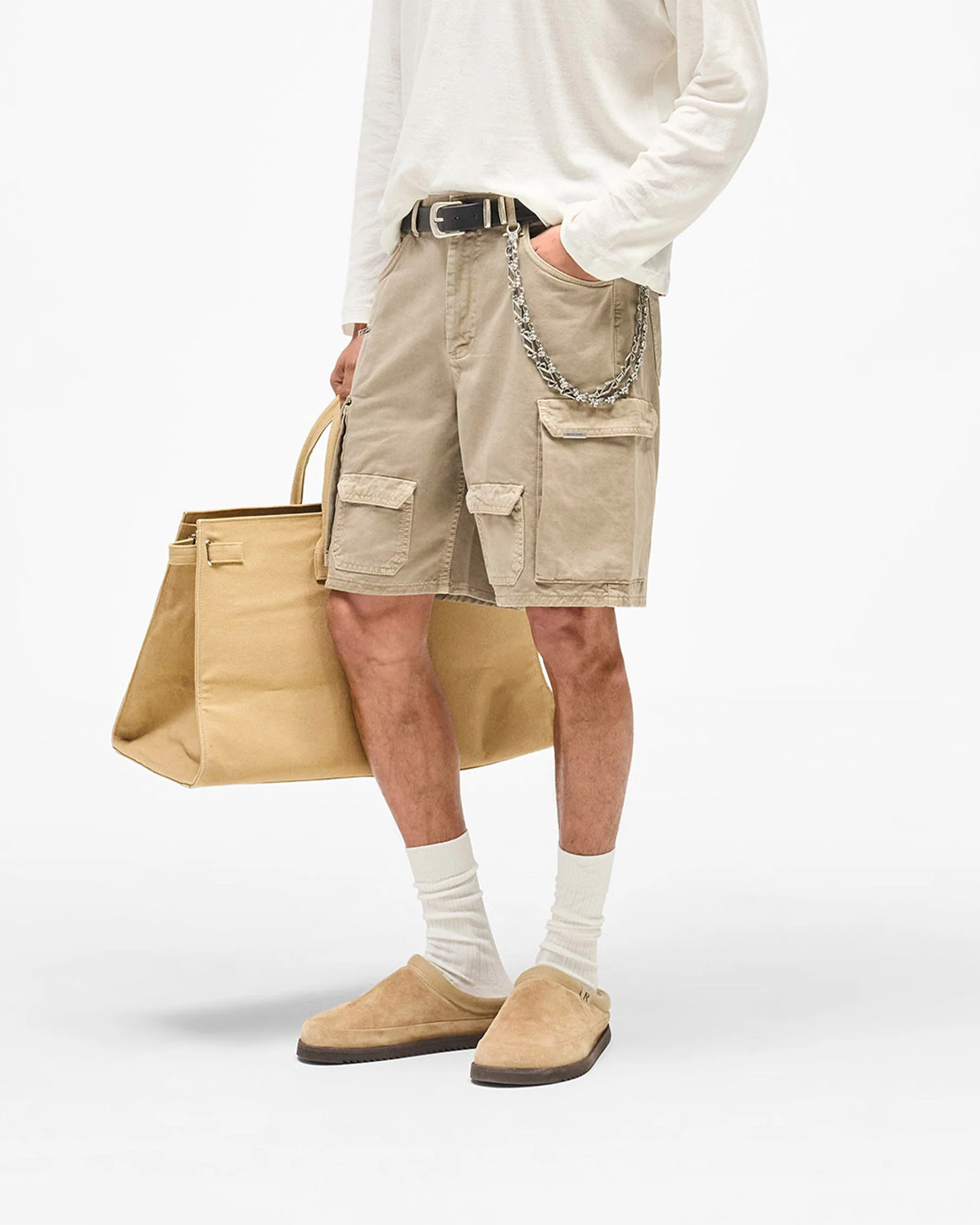 Loaded Cargo Short - Beige - Image 4