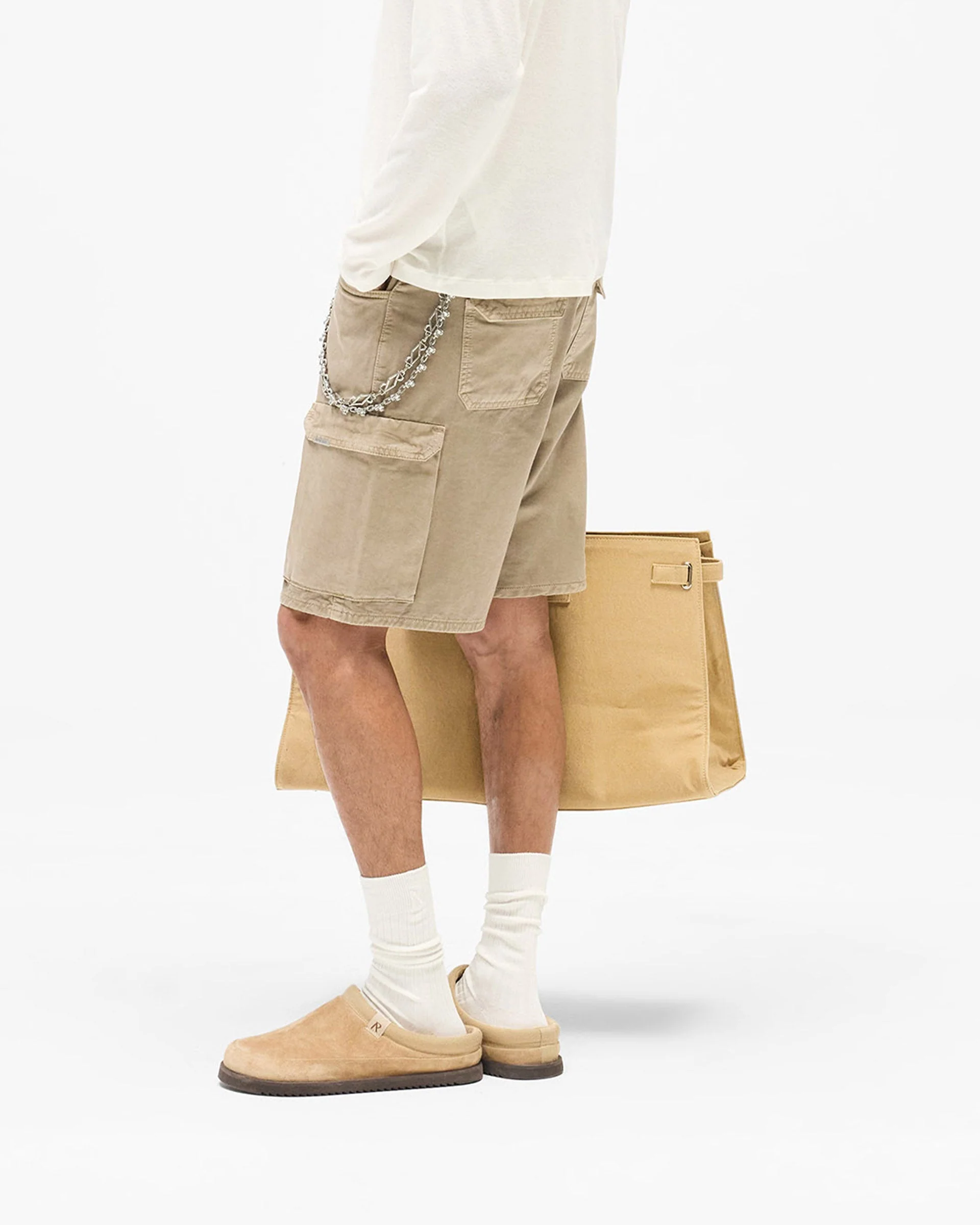 Loaded Cargo Short - Beige - Image 5