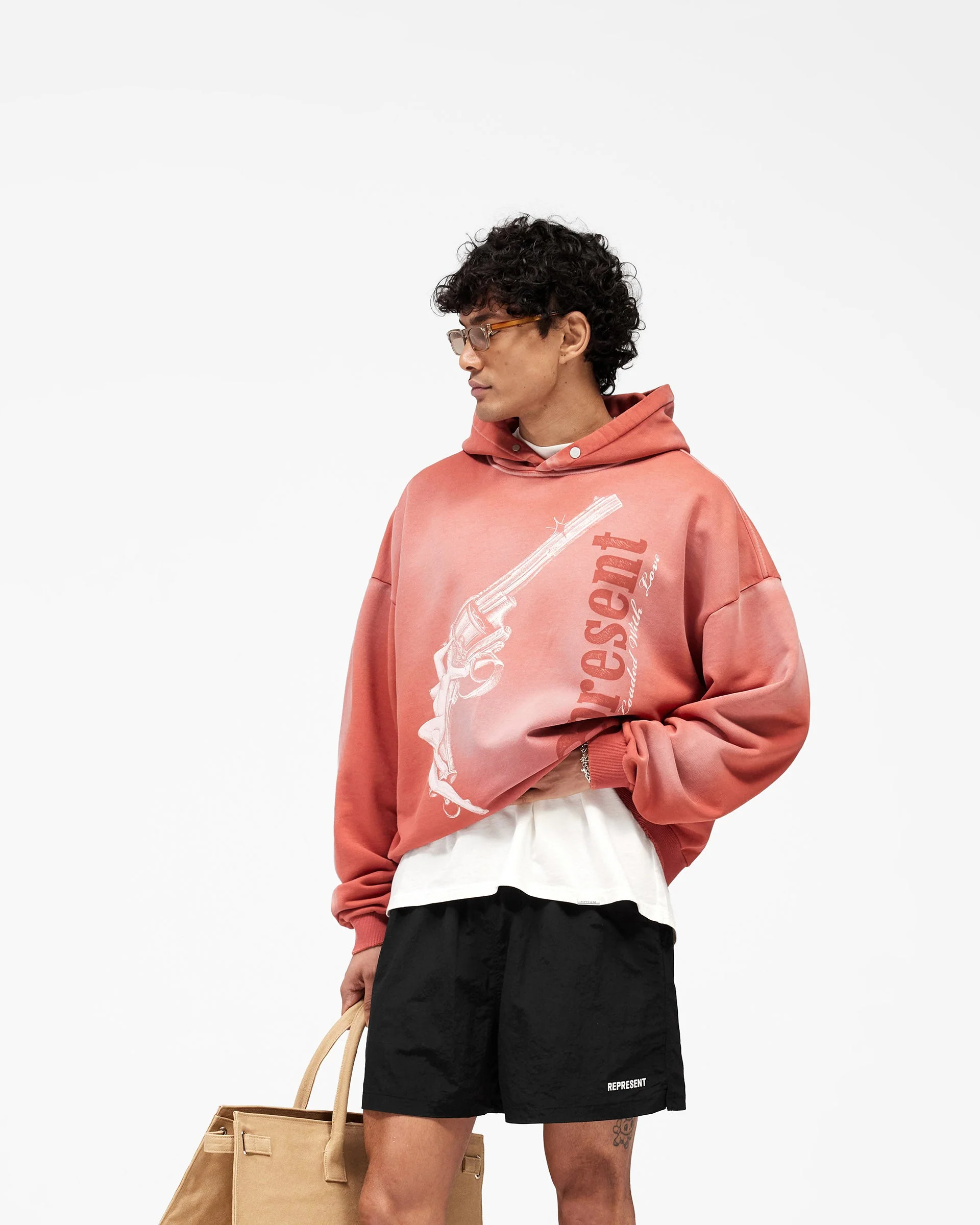 Loaded With Love Hoodie - Withered Rose - Image 4