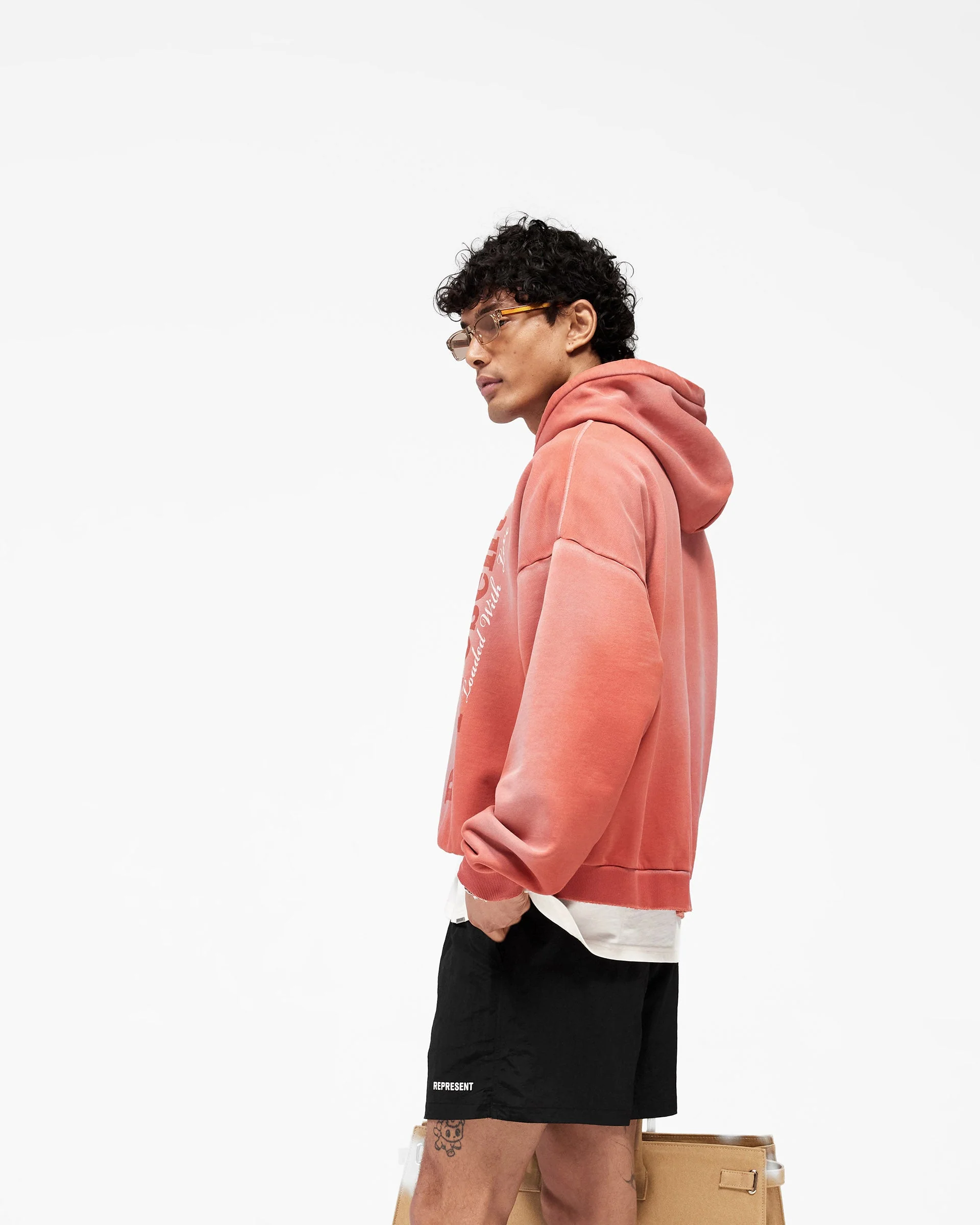 Loaded With Love Hoodie - Withered Rose - Image 5