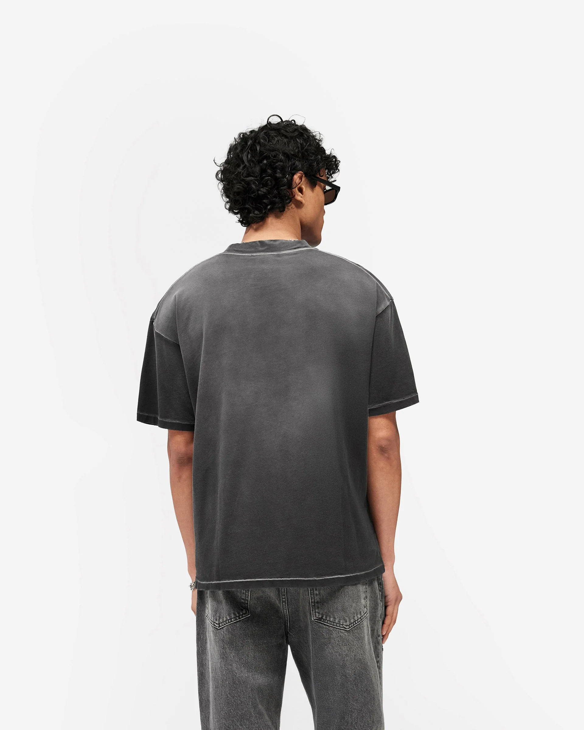 Loaded With Love T-Shirt - Stained Black - Image 4