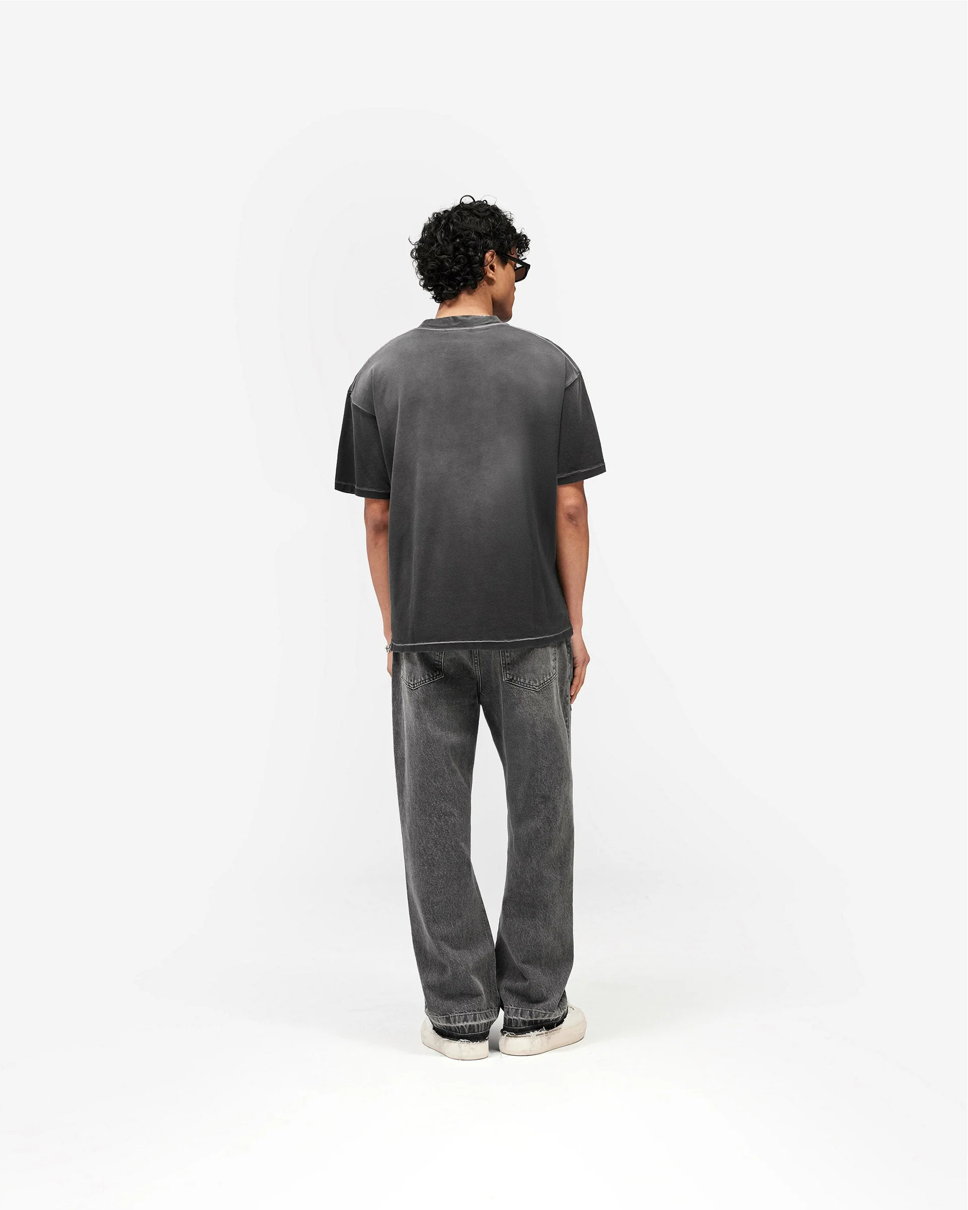 Loaded With Love T-Shirt - Stained Black - Image 7