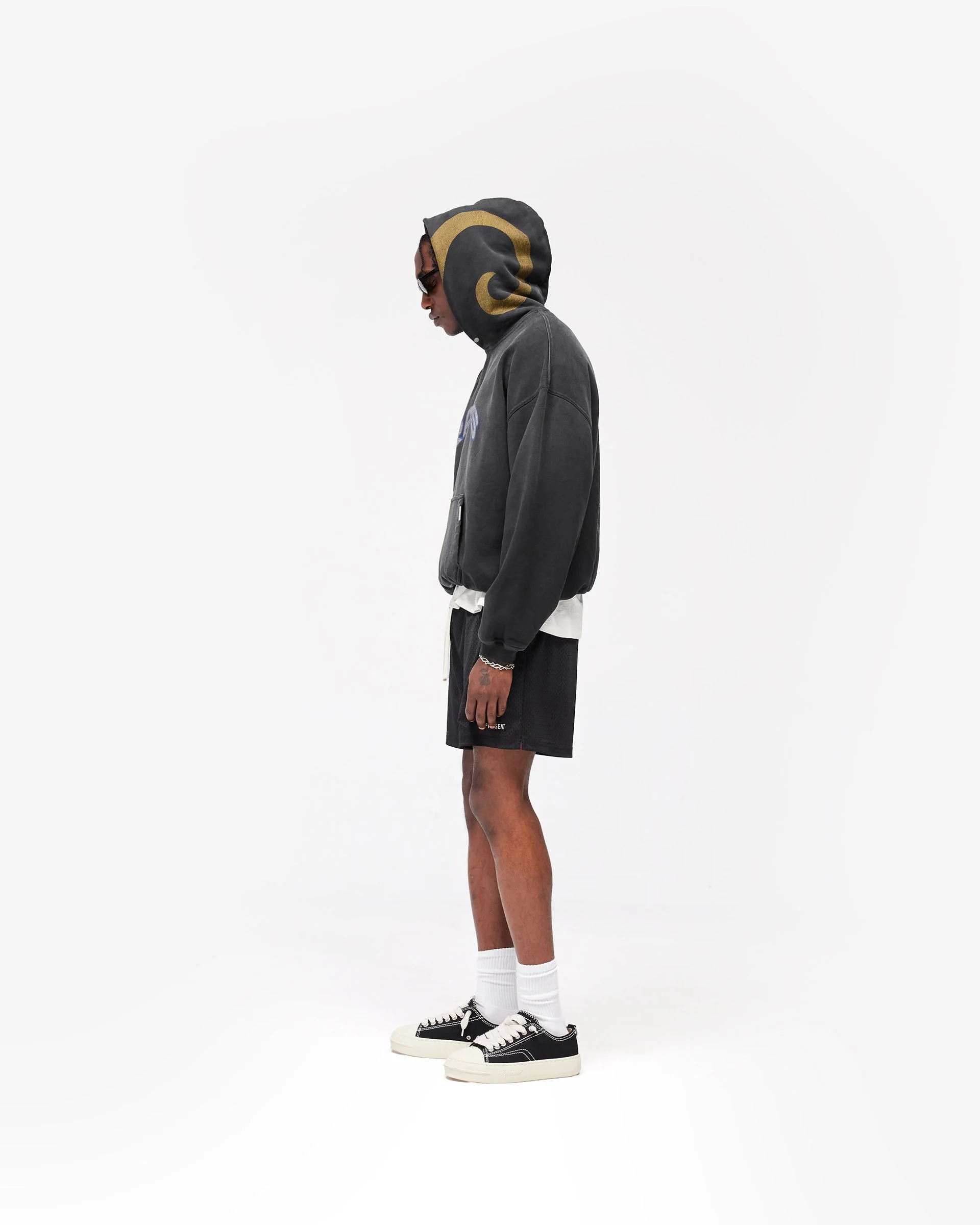 Los Angeles Rams x Represent Hoodie - Stained Black - Image 8