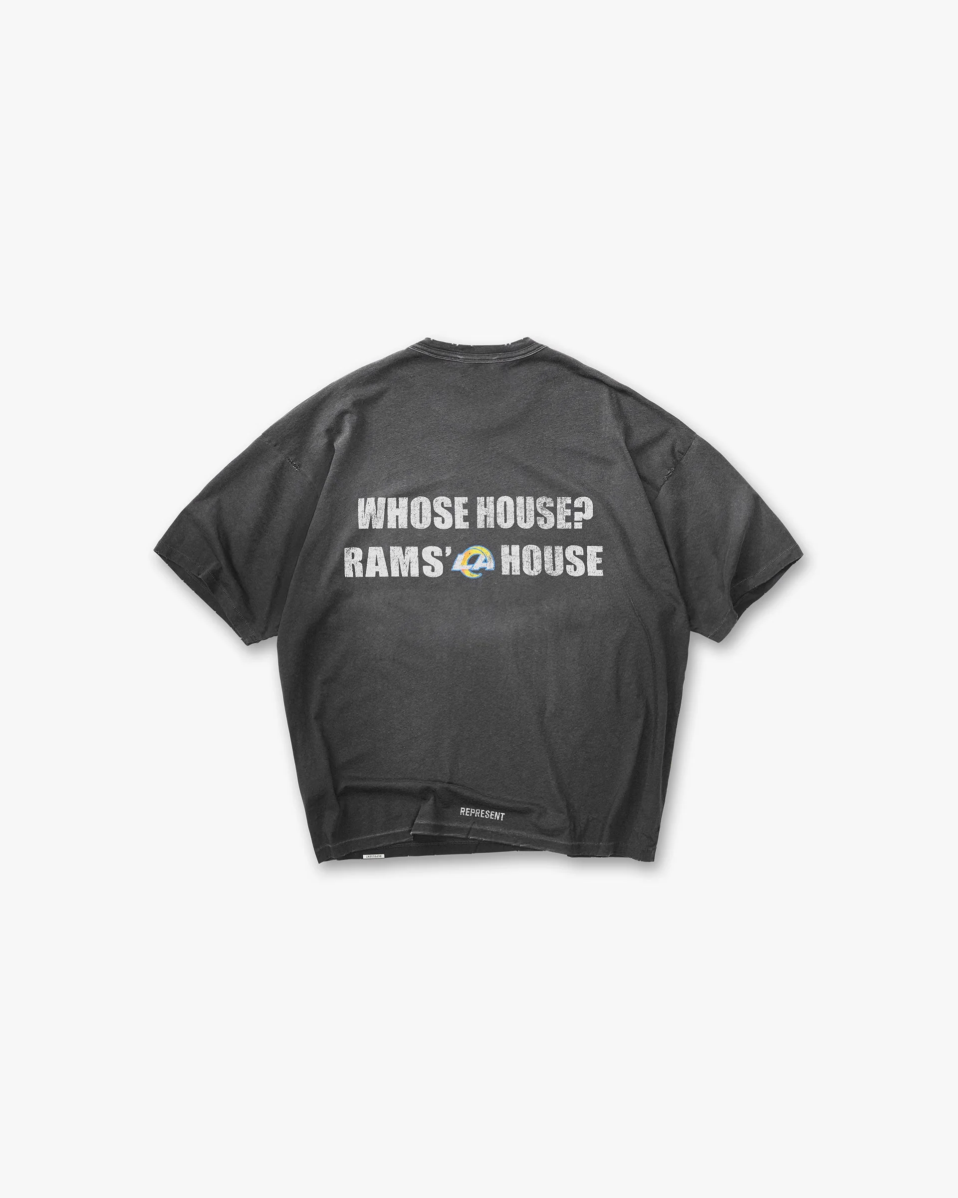Los Angeles Rams x Represent T-Shirt - Stained Black - Image 2