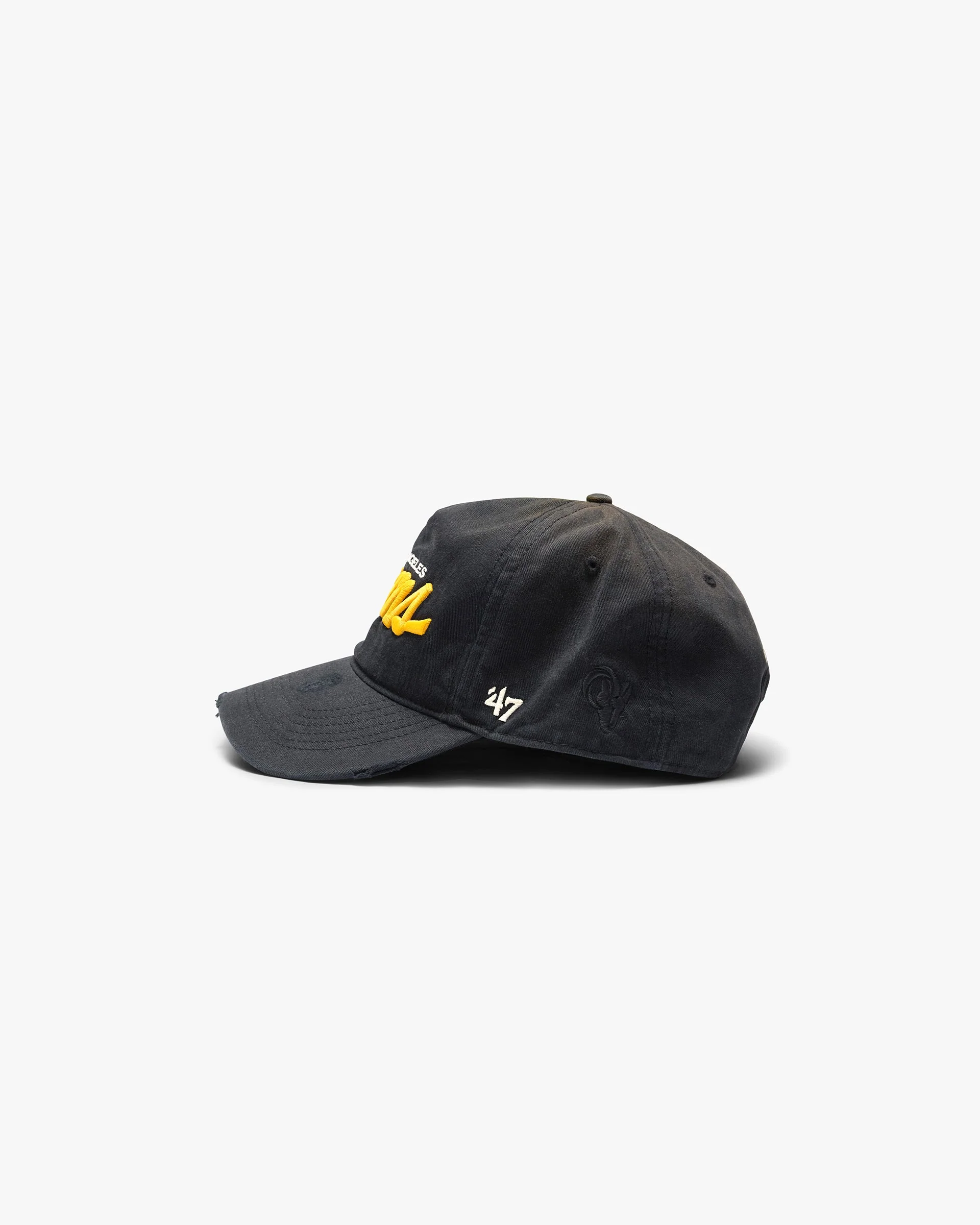 Los Angeles Rams X Represent X 47 Cap - Washed Aged Black - Image 4