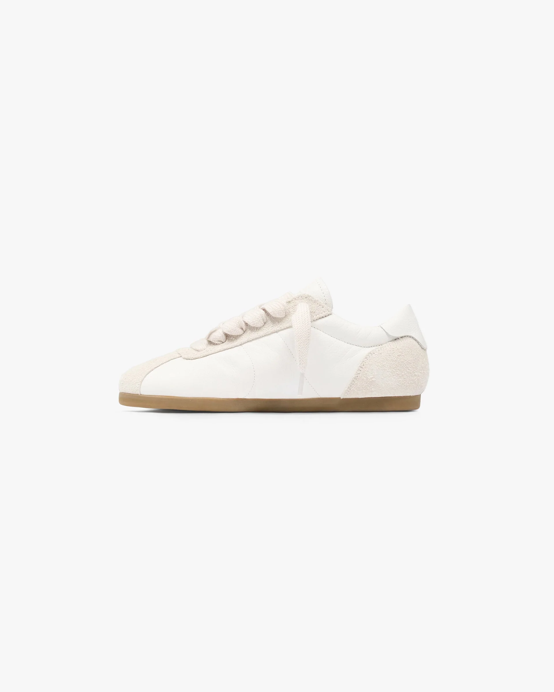 Low-Pro Leather Suede - Flat White Grey - Image 3