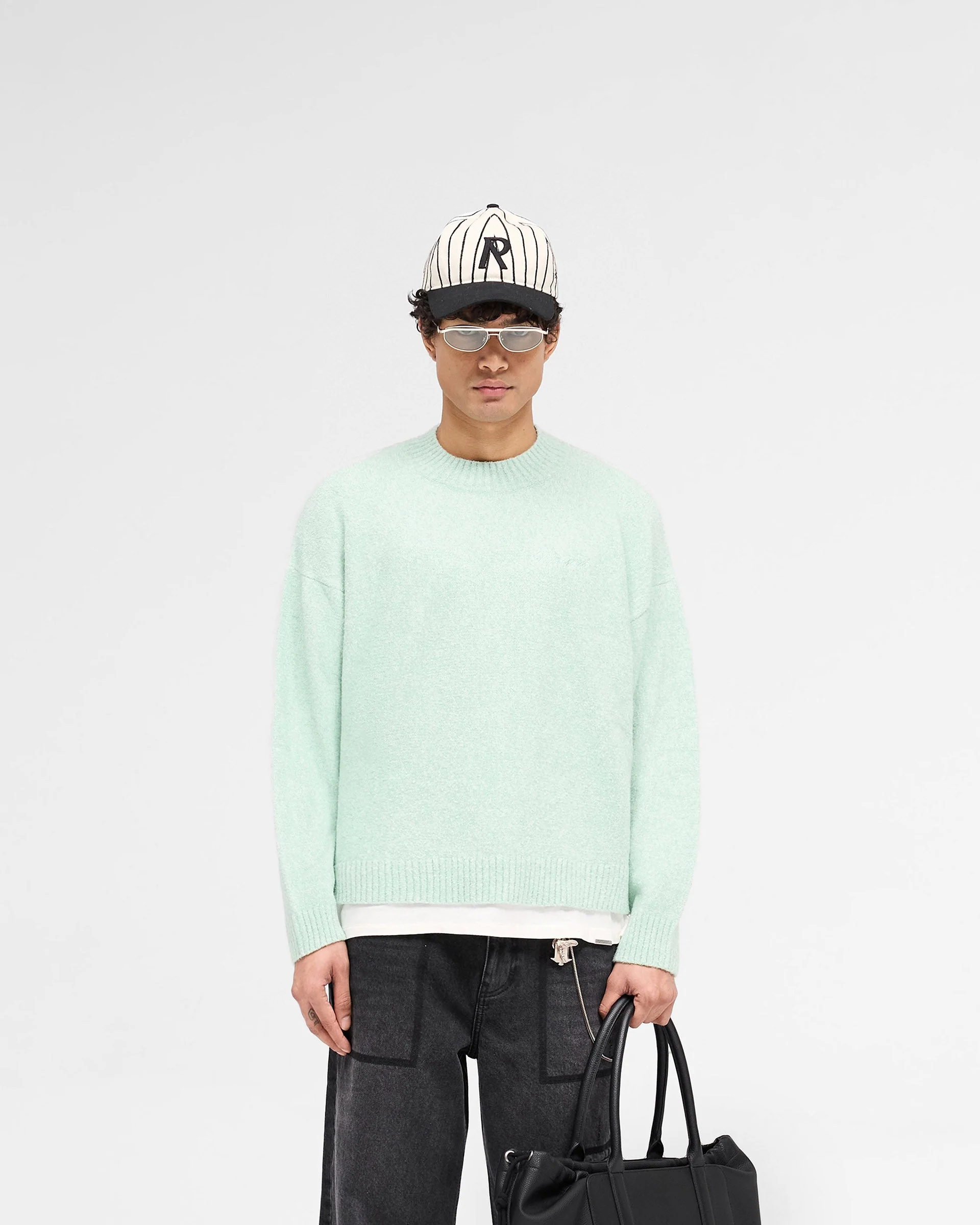 Marled Knit Jumper - Matcha - Image 3