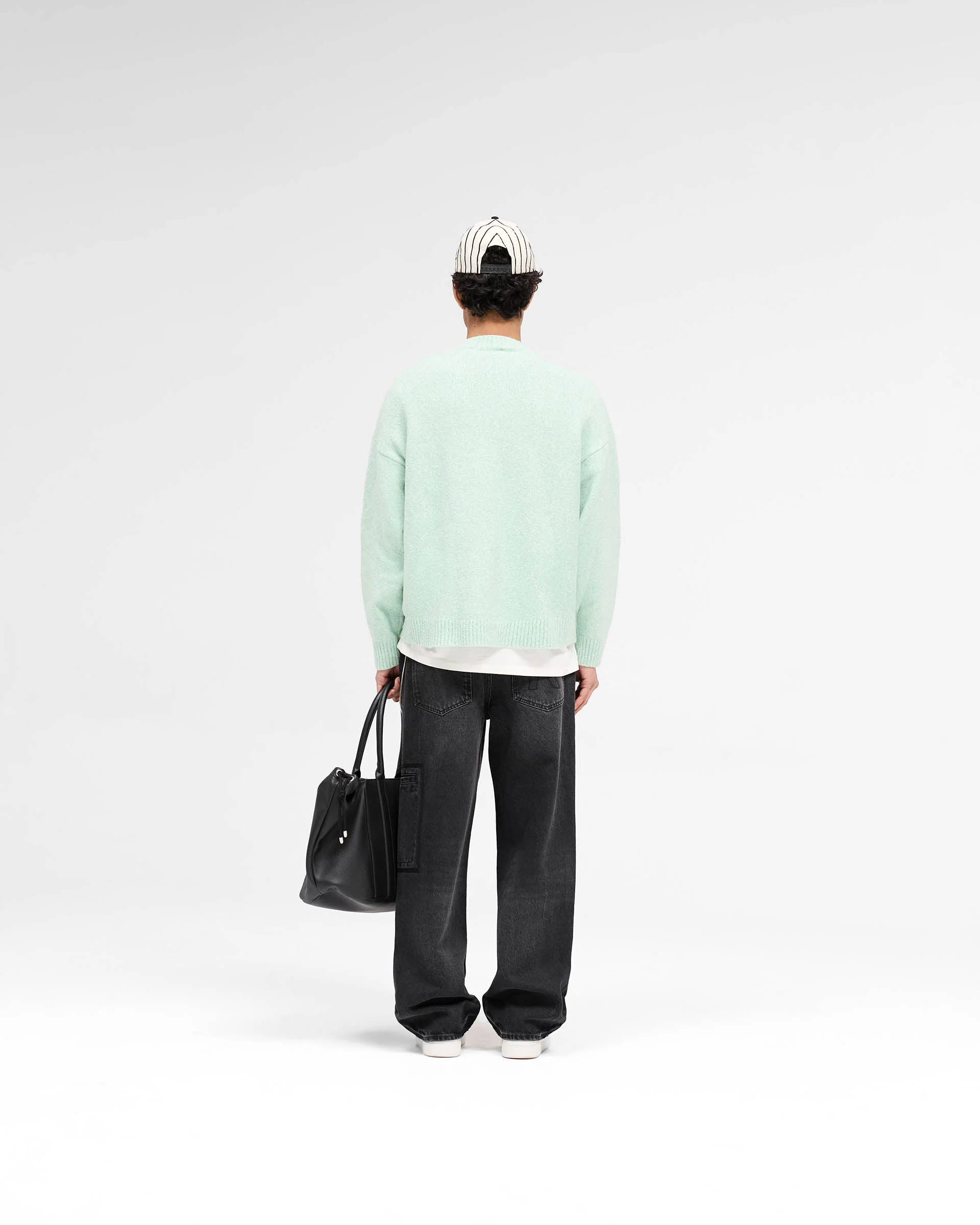 Marled Knit Jumper - Matcha - Image 7