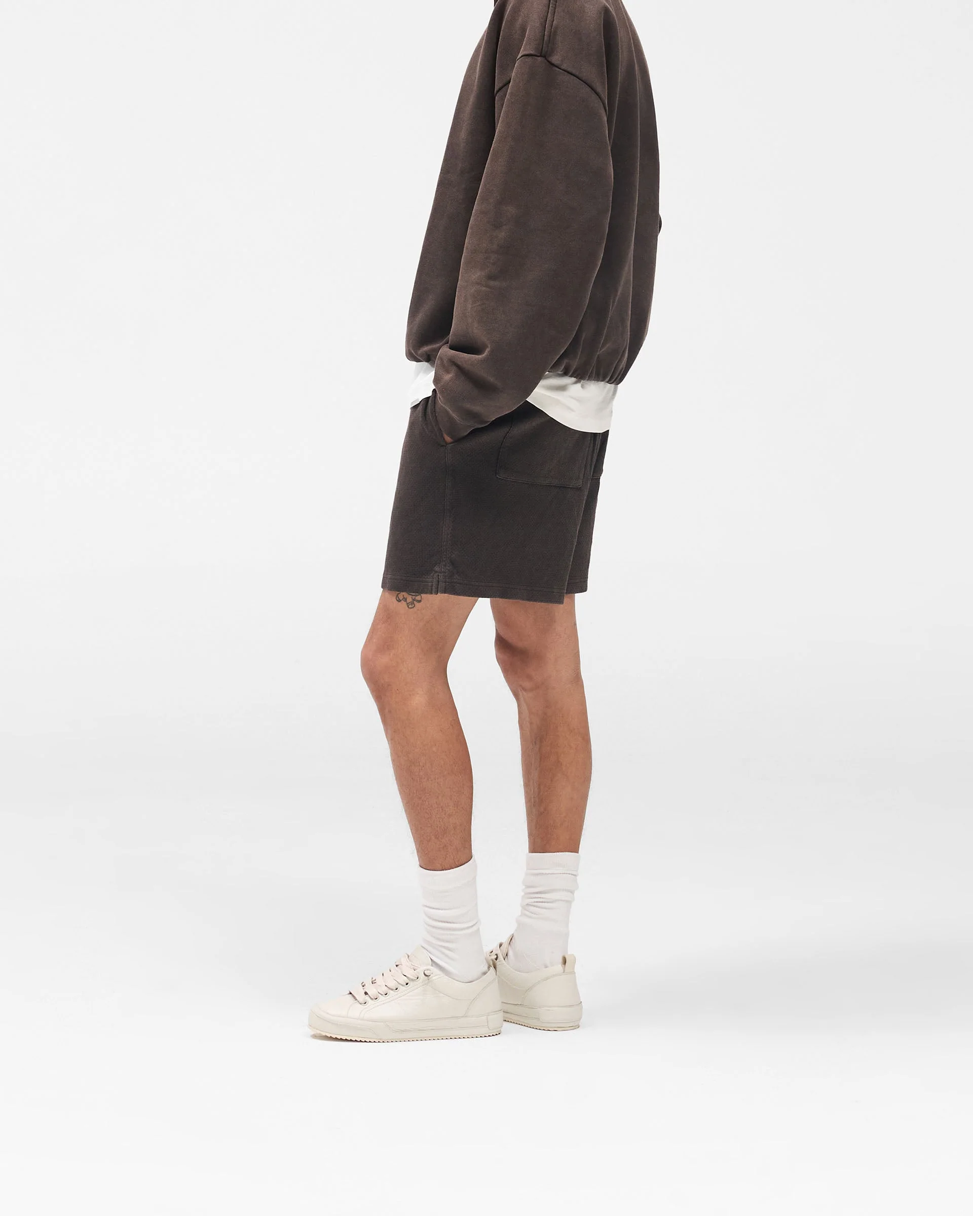 Initial Mesh Shorts - Coffee - Image 4