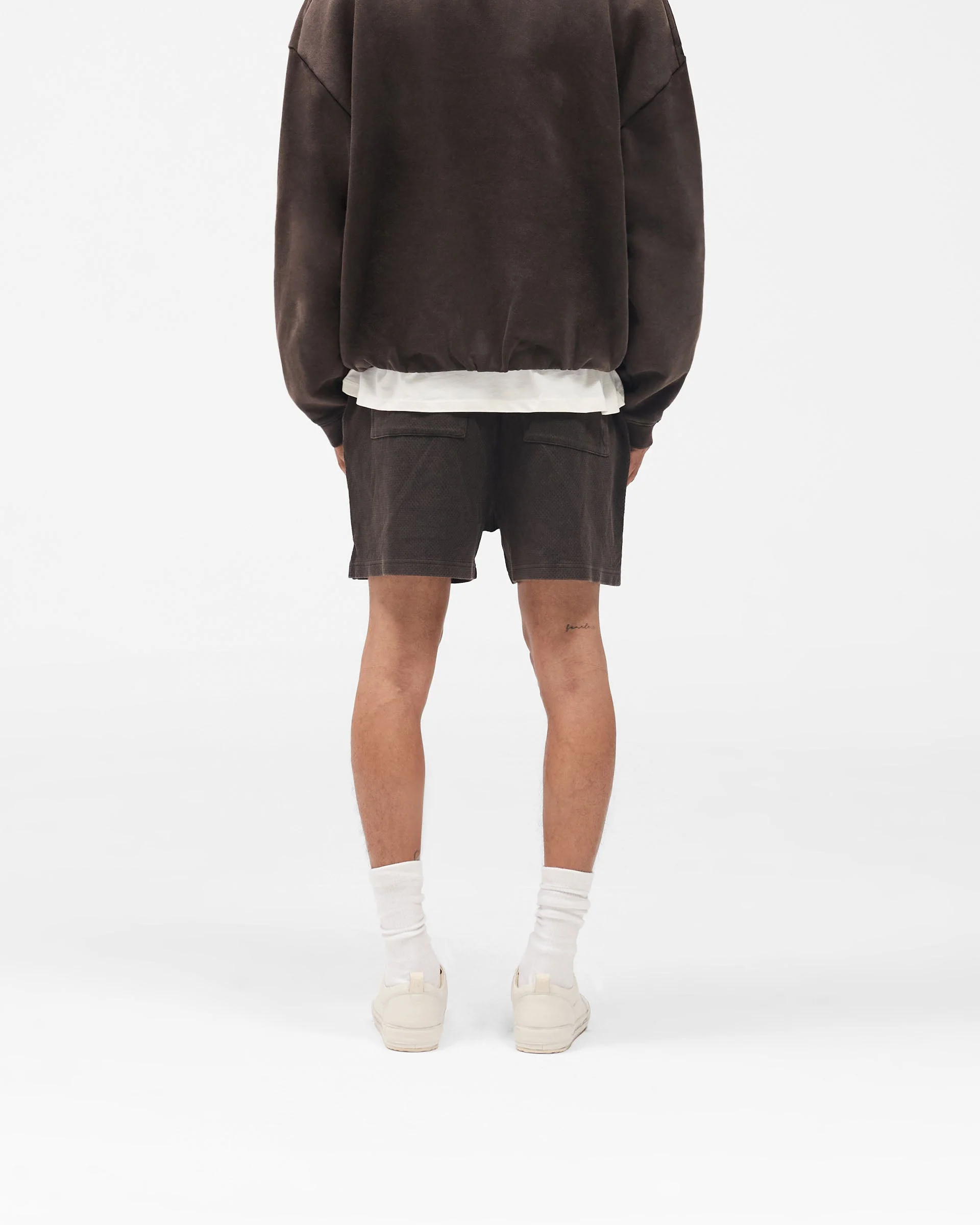Initial Mesh Shorts - Coffee - Image 5