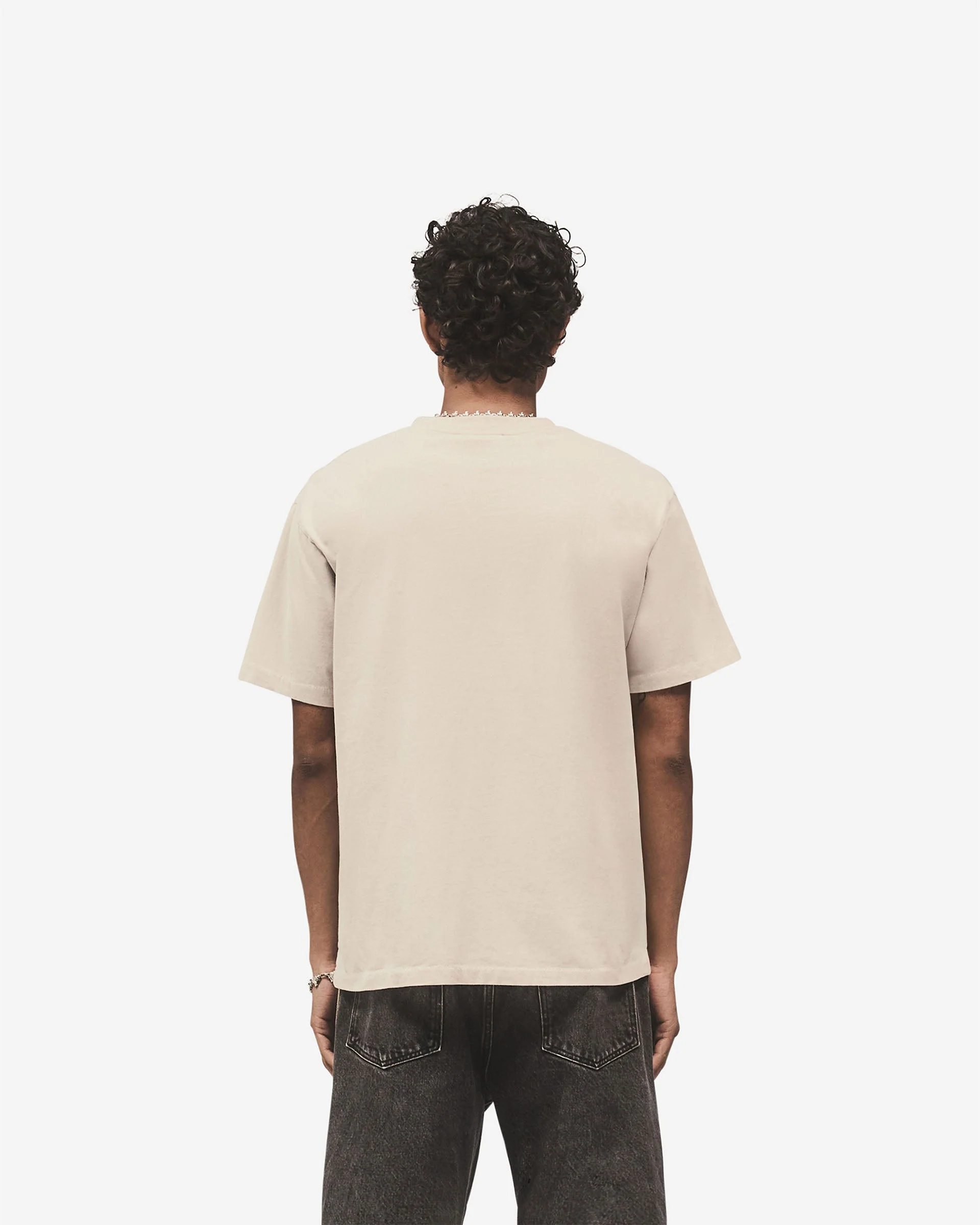 Metal Initial R T-Shirt - Concrete - Image 6