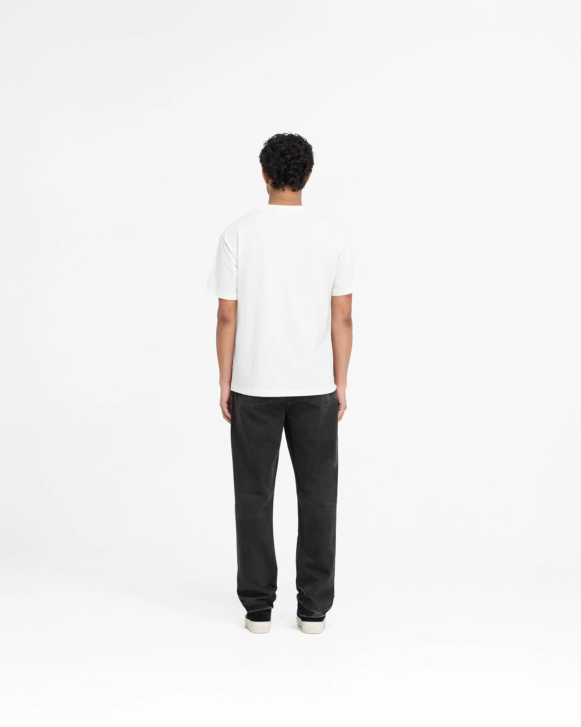 Metal Initial R T-Shirt - Flat White - Image 7
