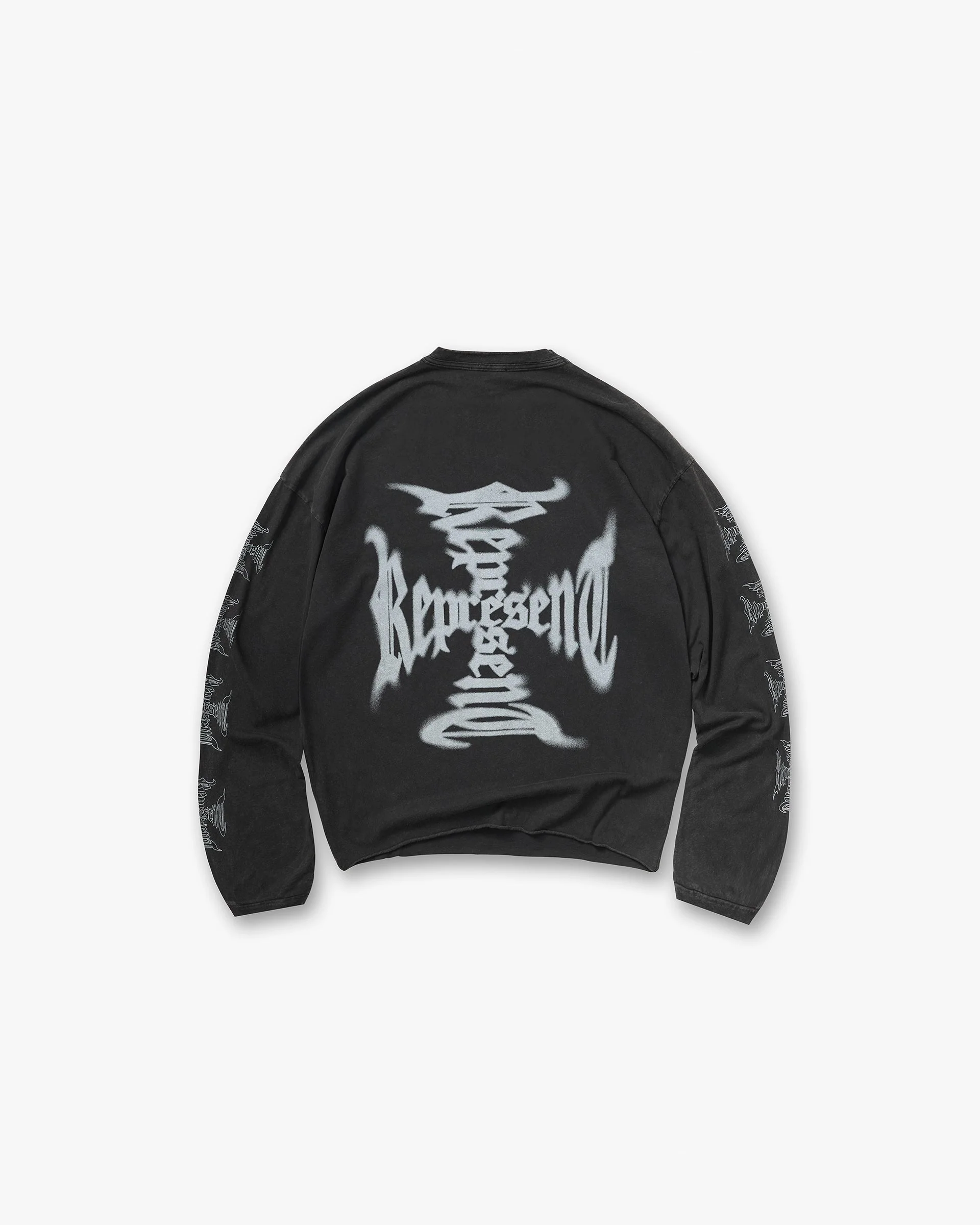 MH Long Sleeve T-Shirt - Faded Black - Image 2
