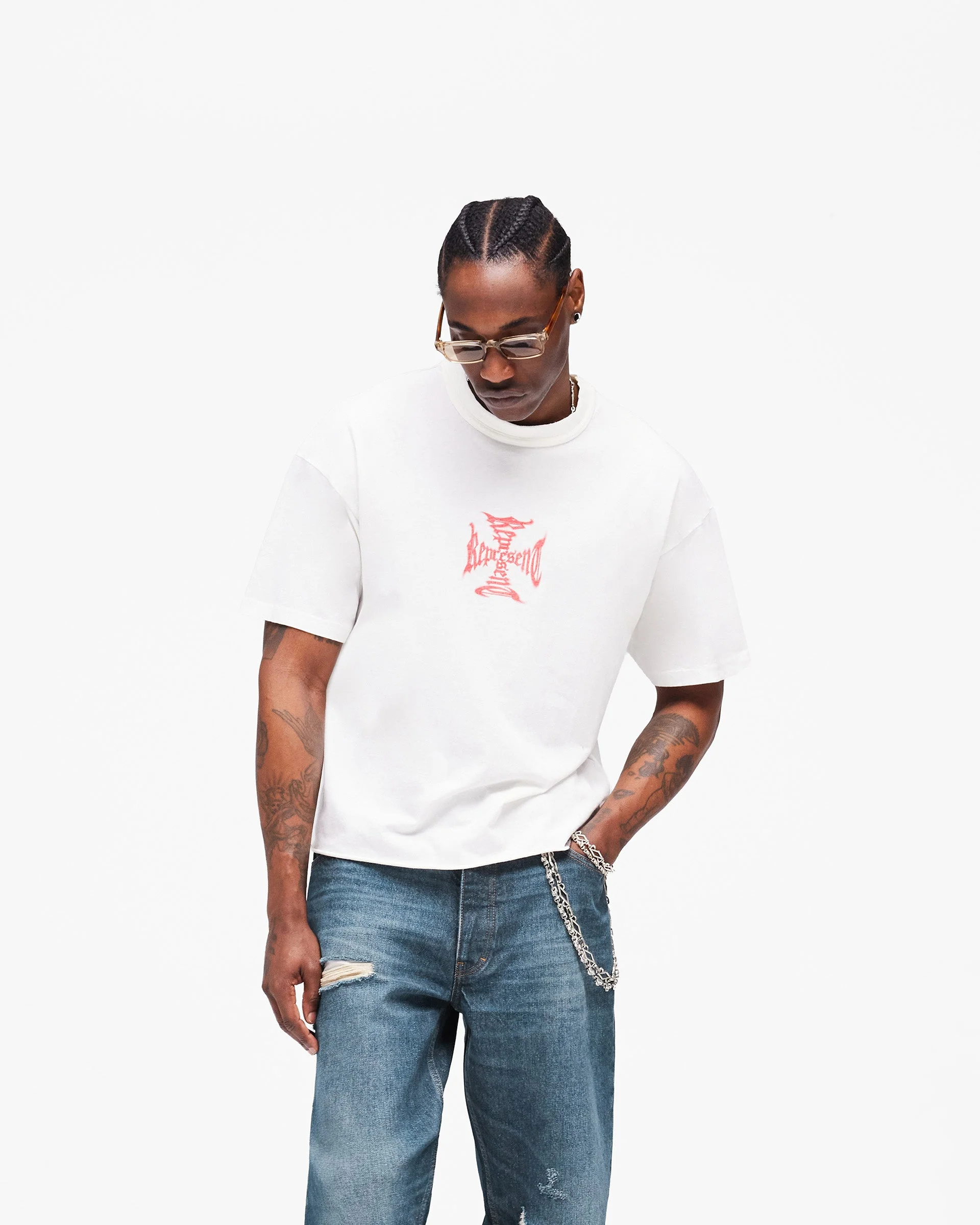 MH T-Shirt V2 - Ash White - Image 5