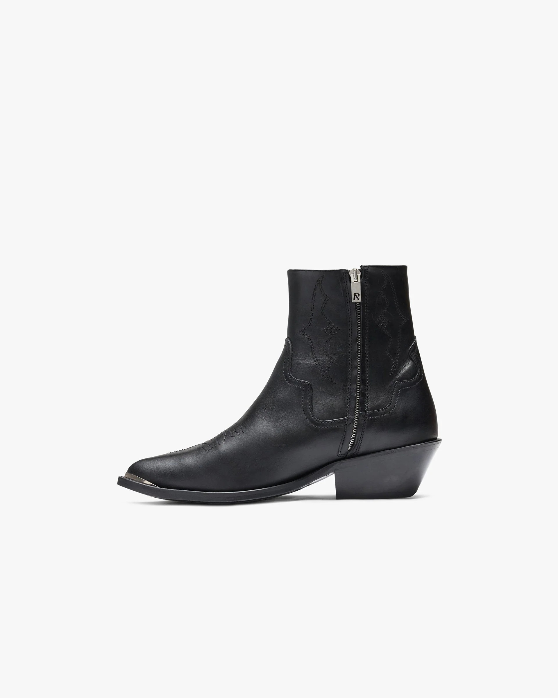 Michael Zip Boot  Leather - Black - Image 3