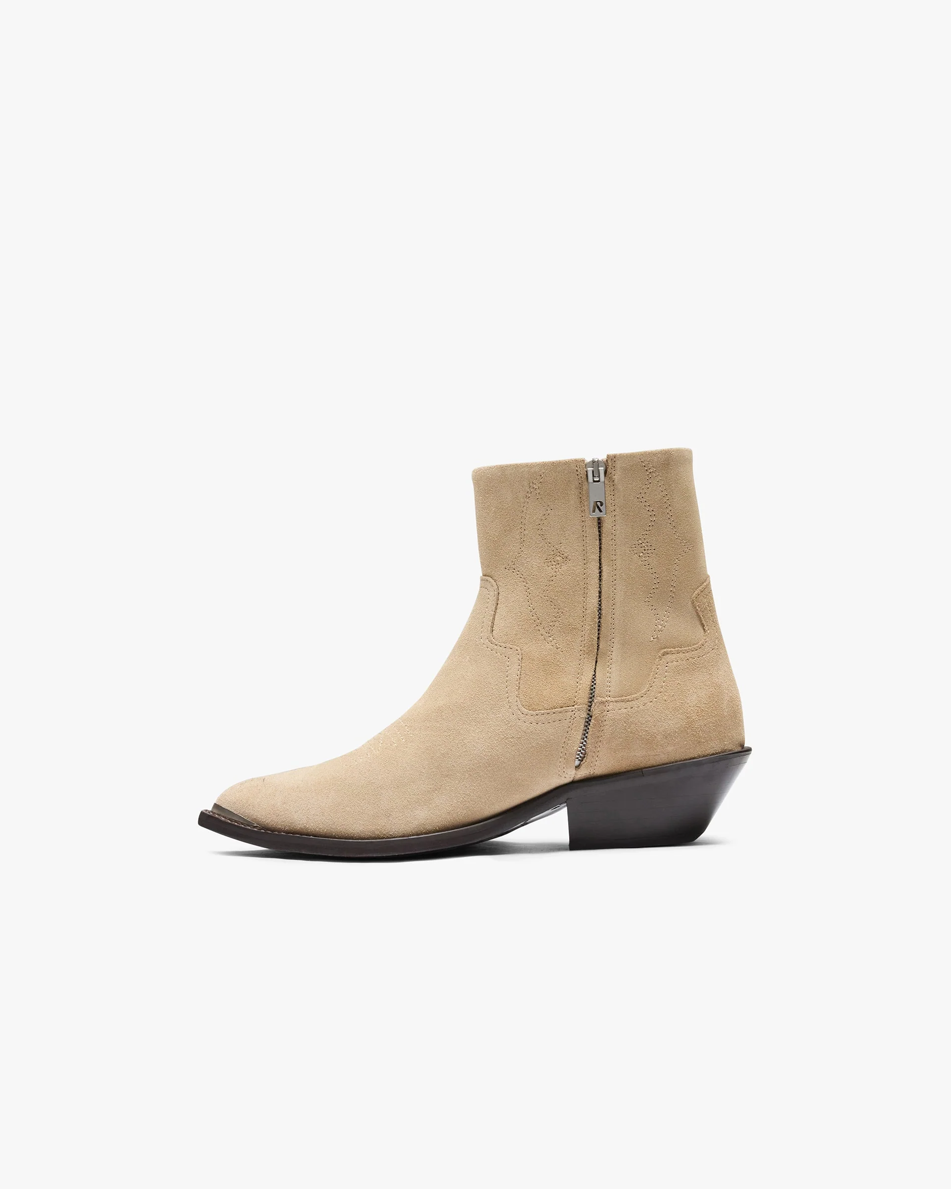Michael Zip Boot Suede - Brown - Image 3