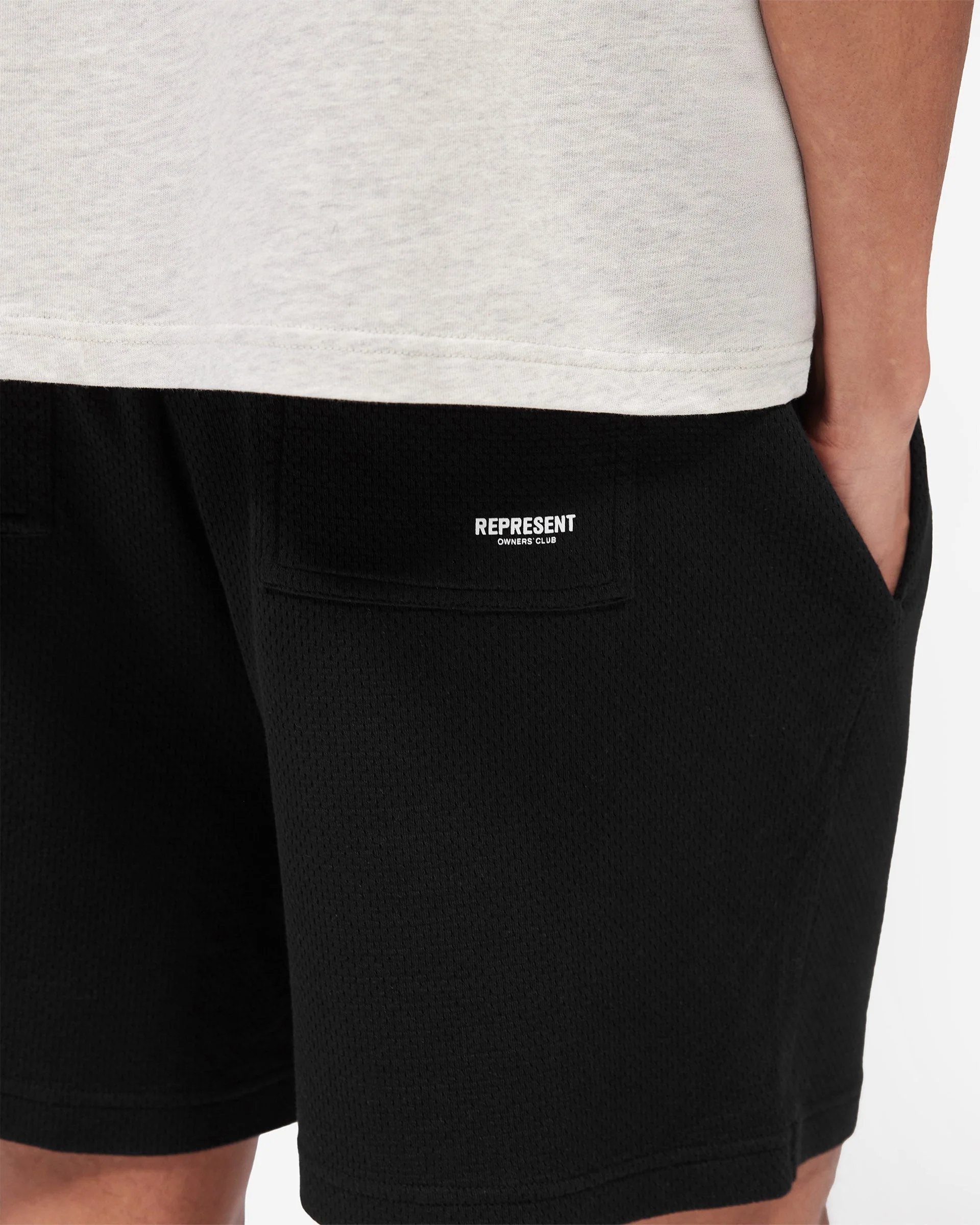 Micro Owners Club Mesh Shorts - Black - Image 8