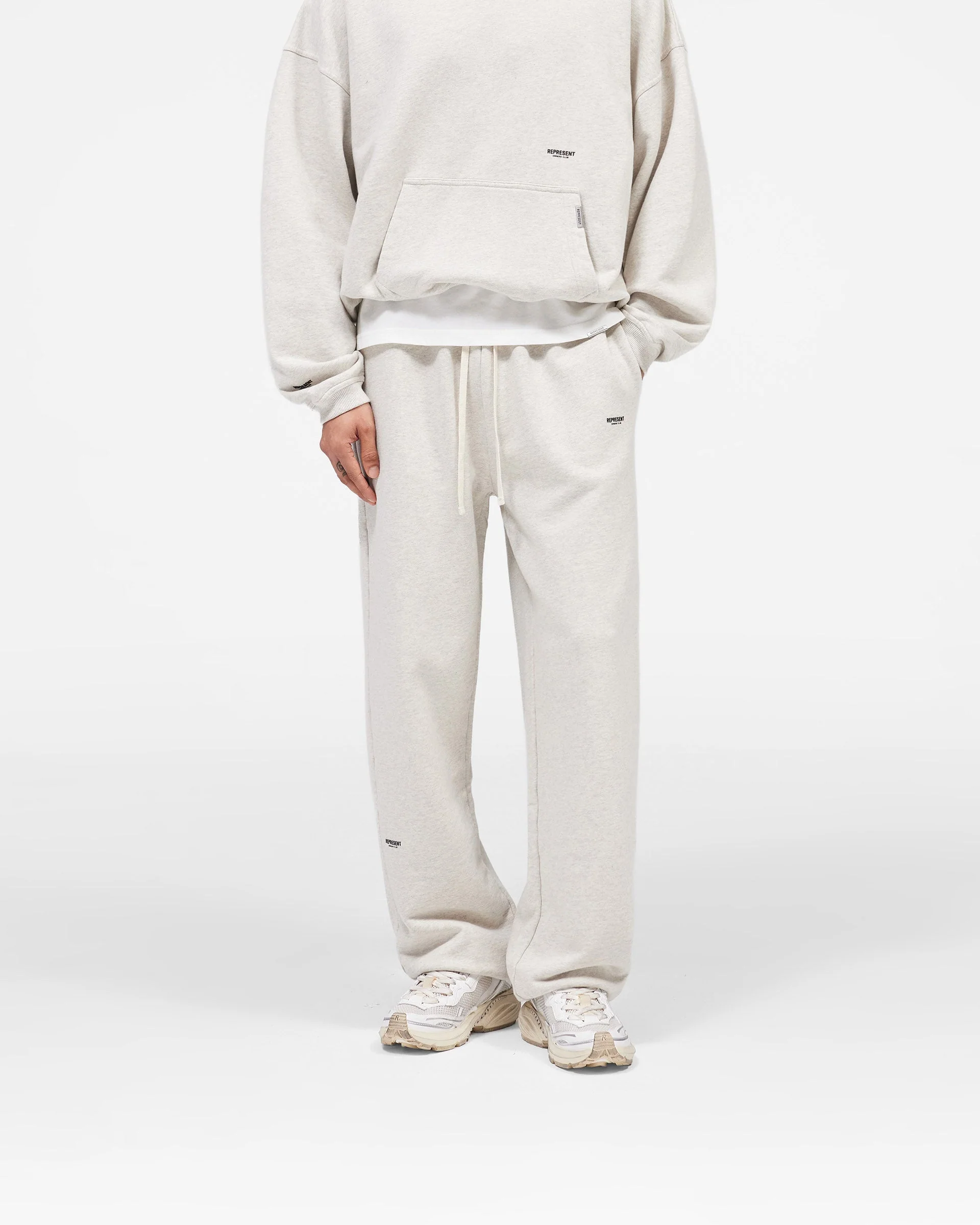 Micro Owners Club Sweatpant - Cream Marl - Image 3