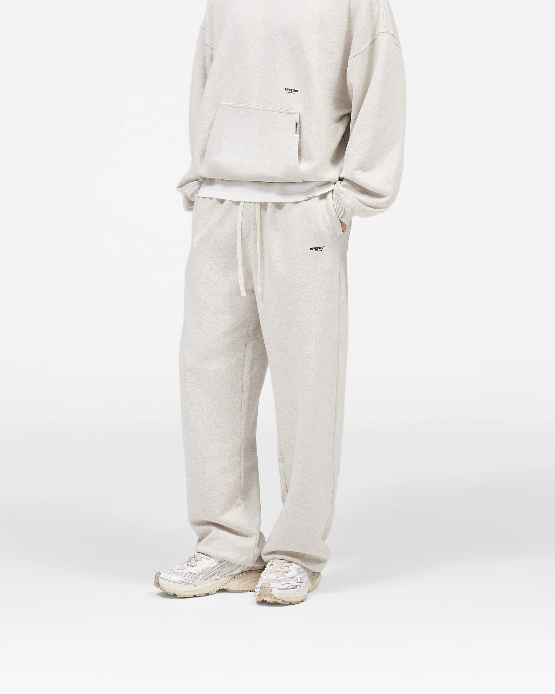 Micro Owners Club Sweatpant - Cream Marl - Image 4