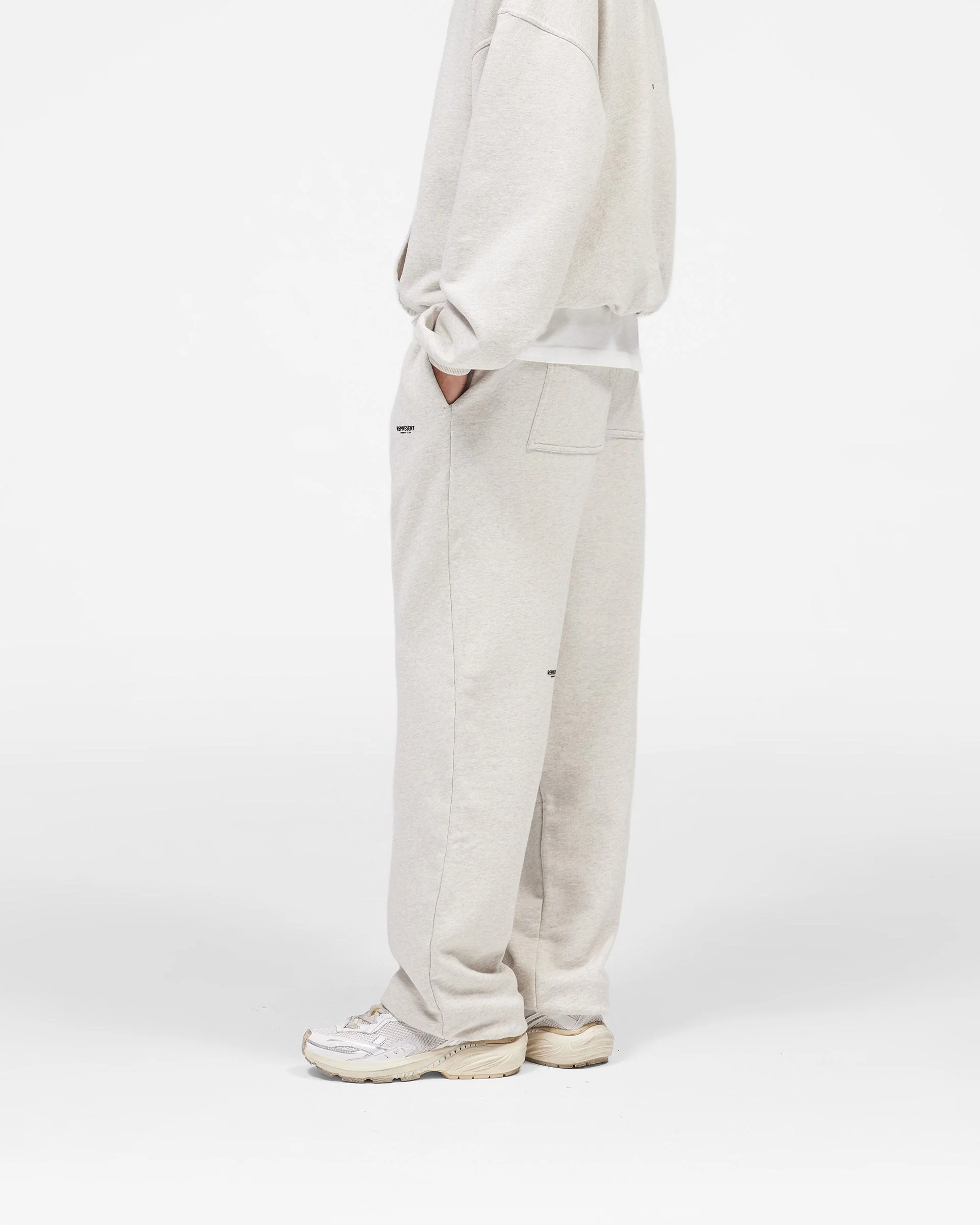 Micro Owners Club Sweatpant - Cream Marl - Image 5