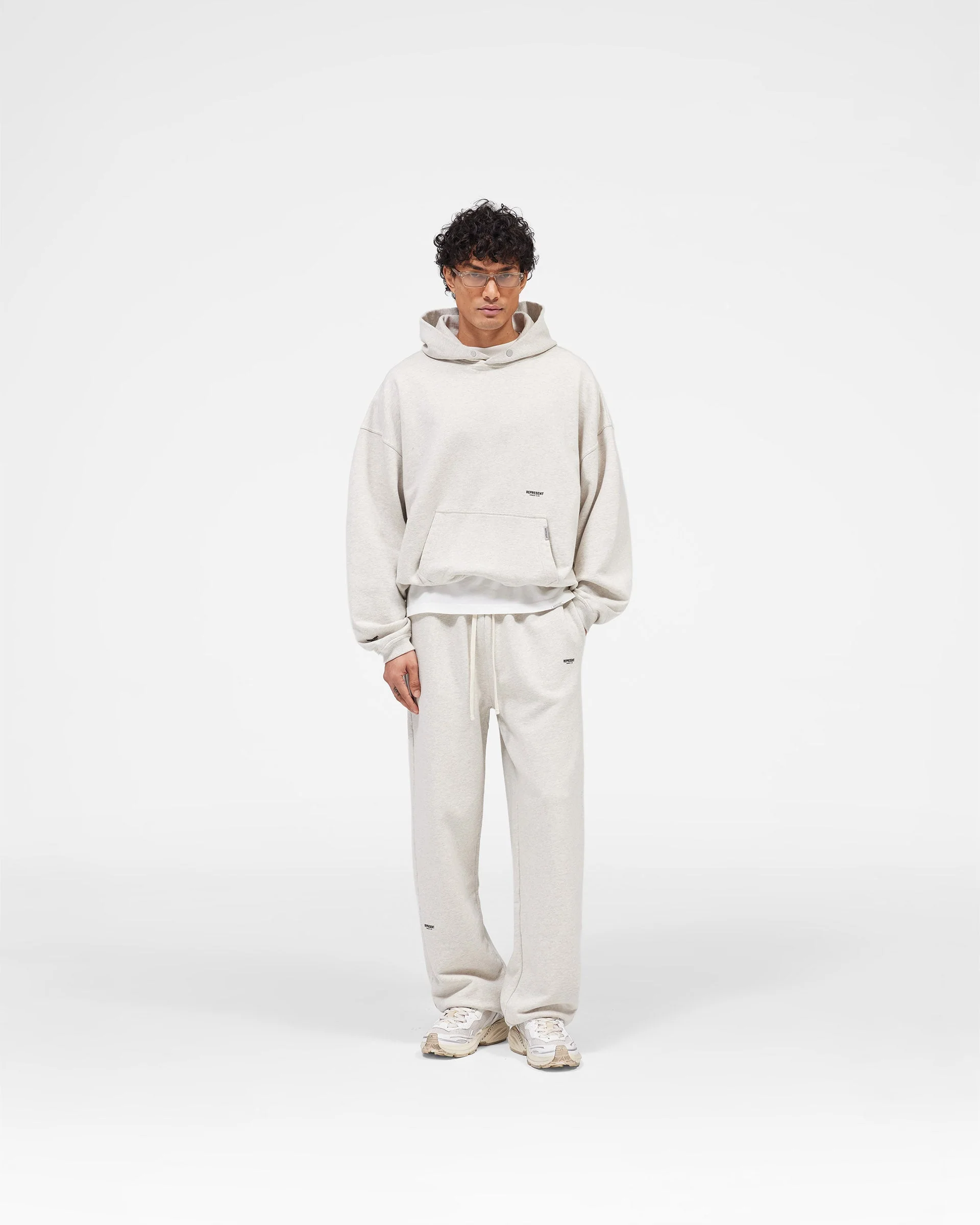 Micro Owners Club Sweatpant - Cream Marl - Image 7