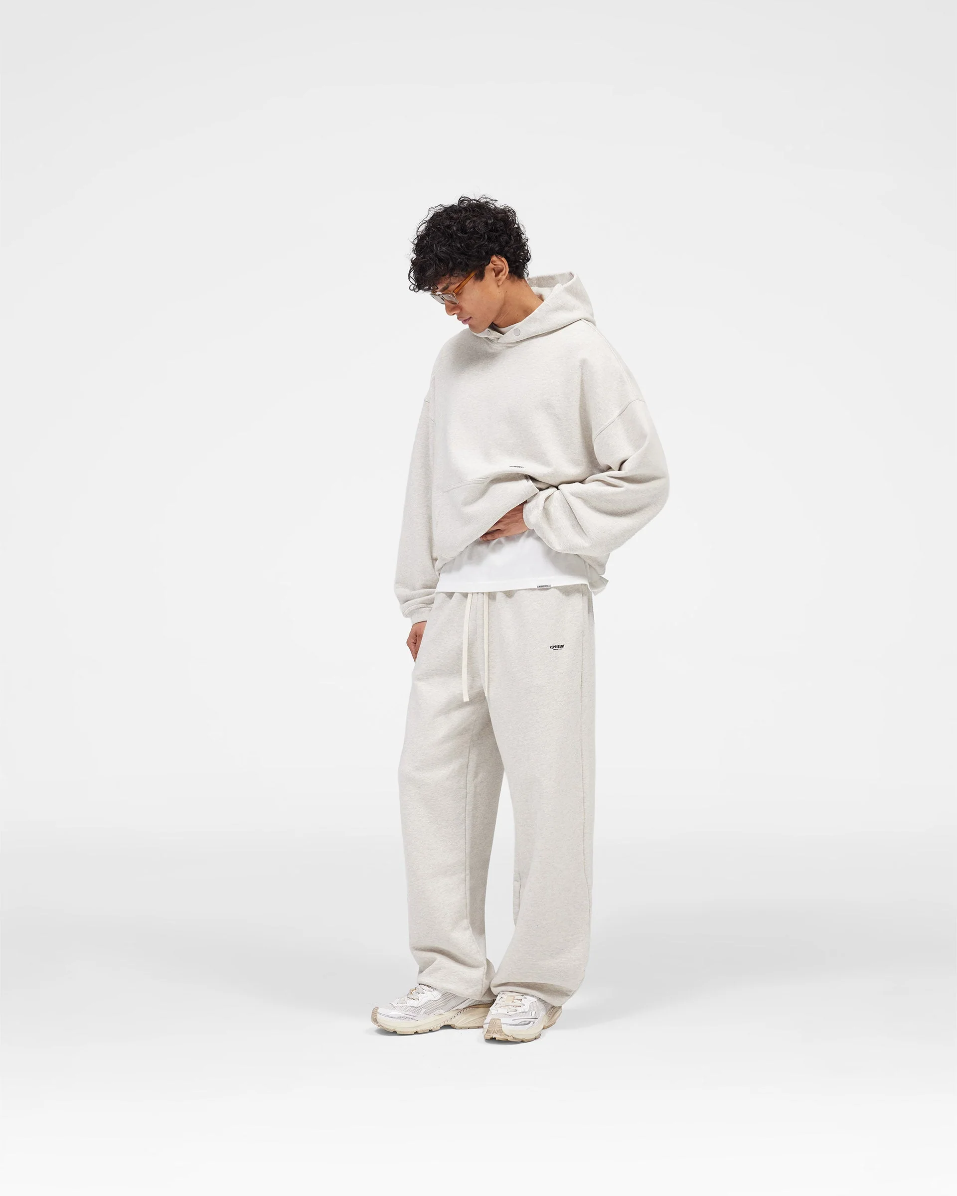 Micro Owners Club Sweatpant - Cream Marl - Image 8