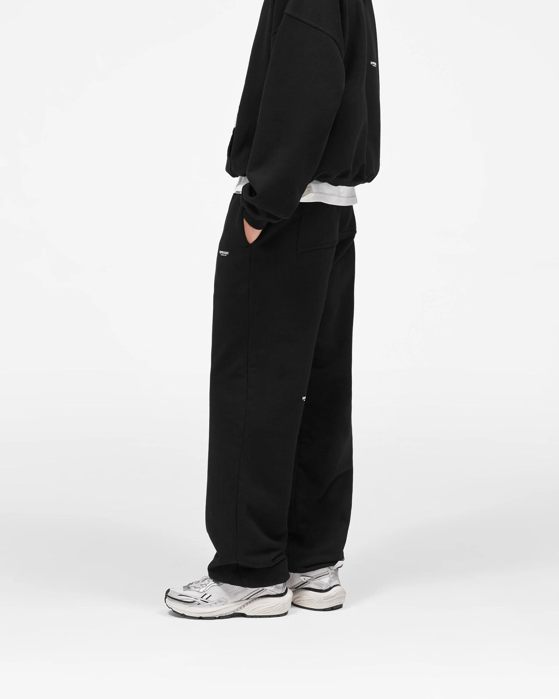 Micro Owners Club Sweatpant - Jet Black - Image 5