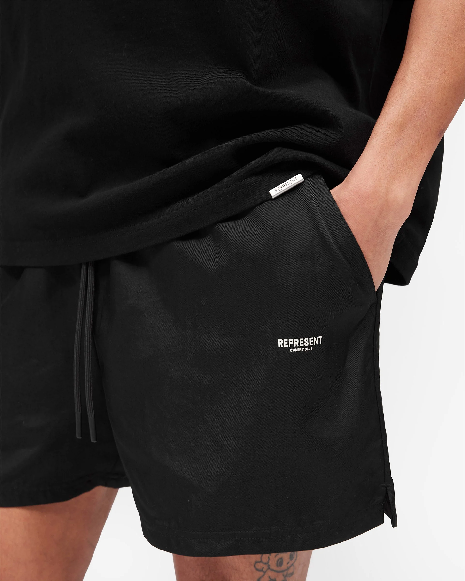 Micro Owners Club Swim Shorts - Black - Image 7