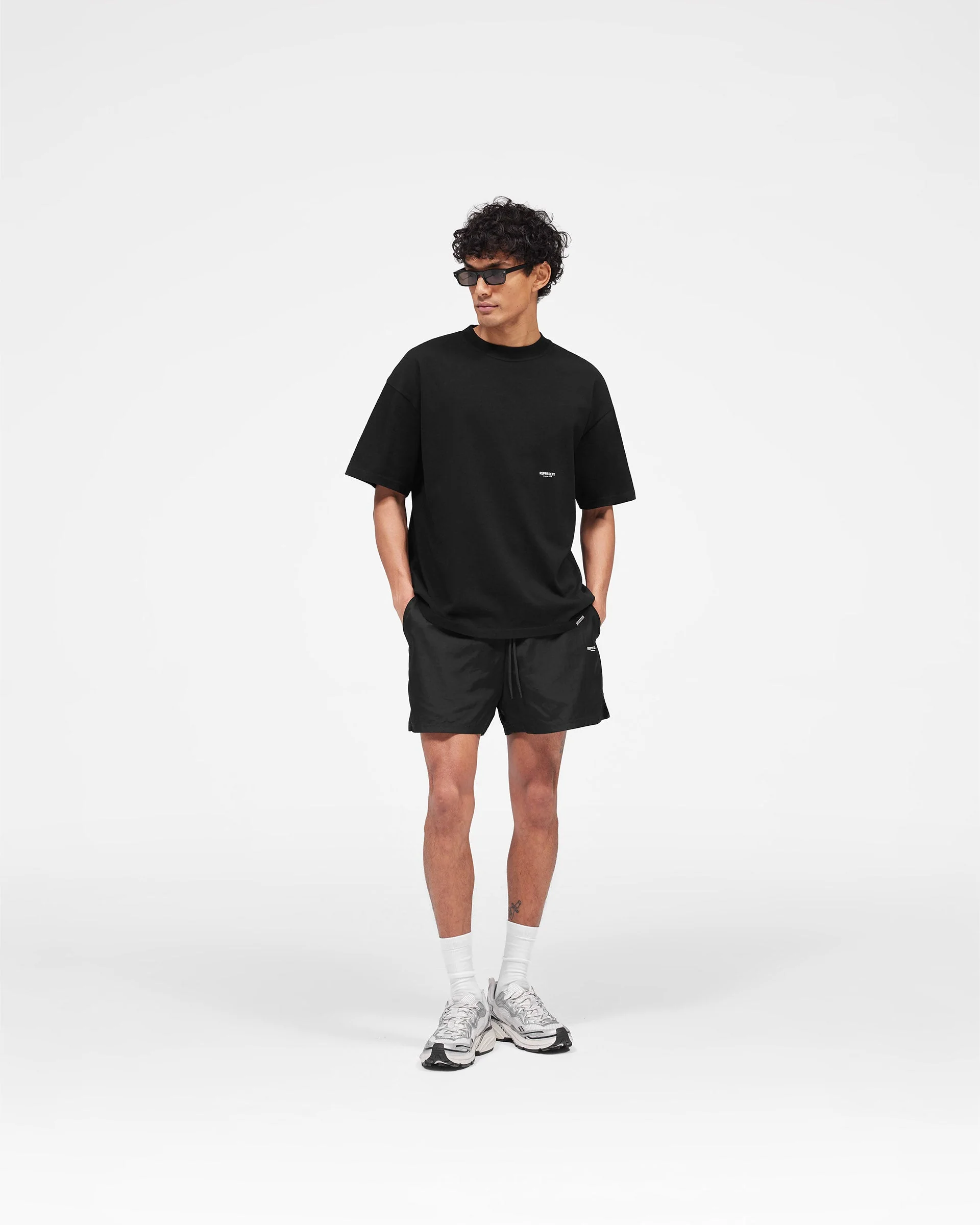 Micro Owners Club Swim Shorts - Black - Image 8