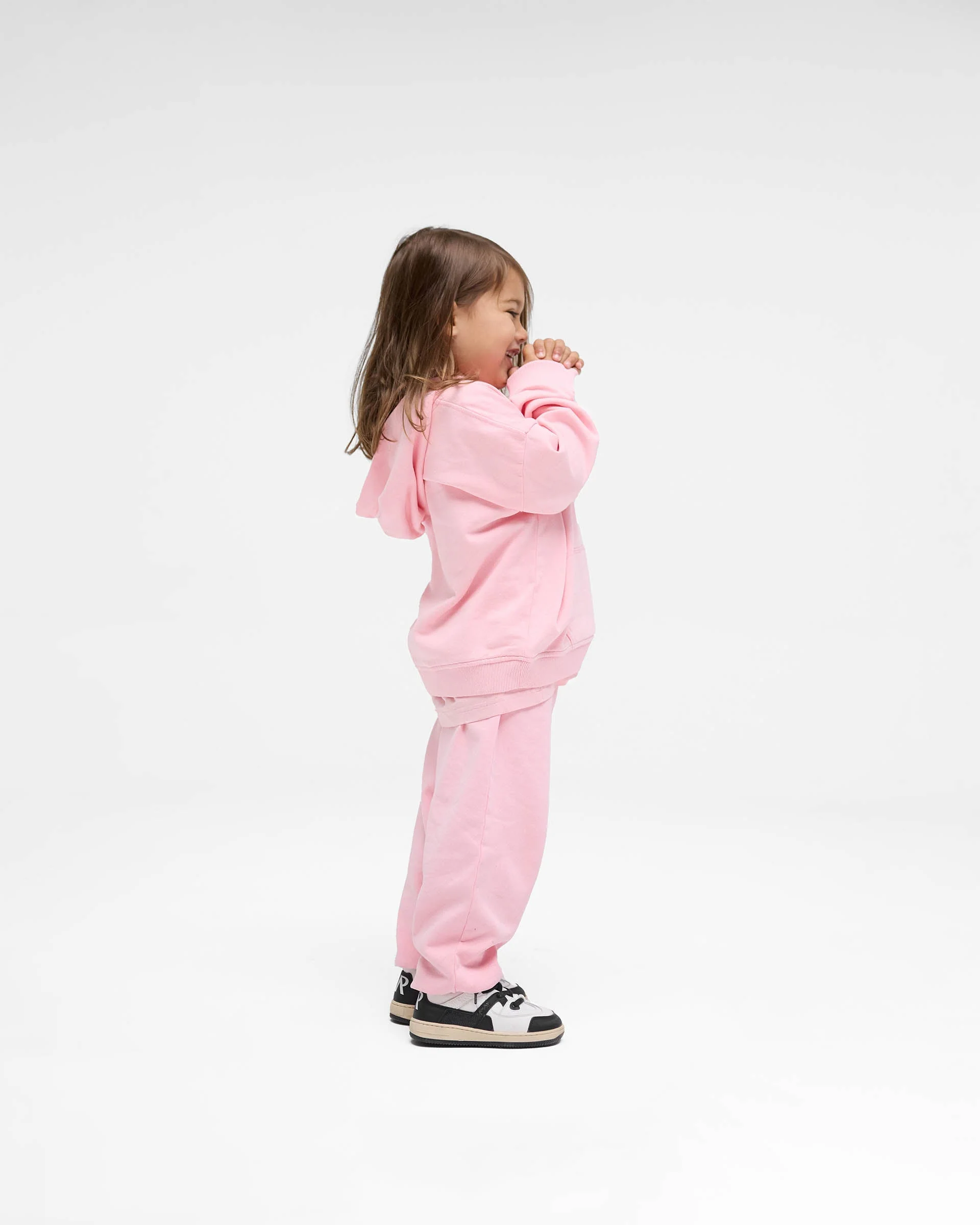 Mini Rep Applique Hoodie - Candy Pink - Image 2