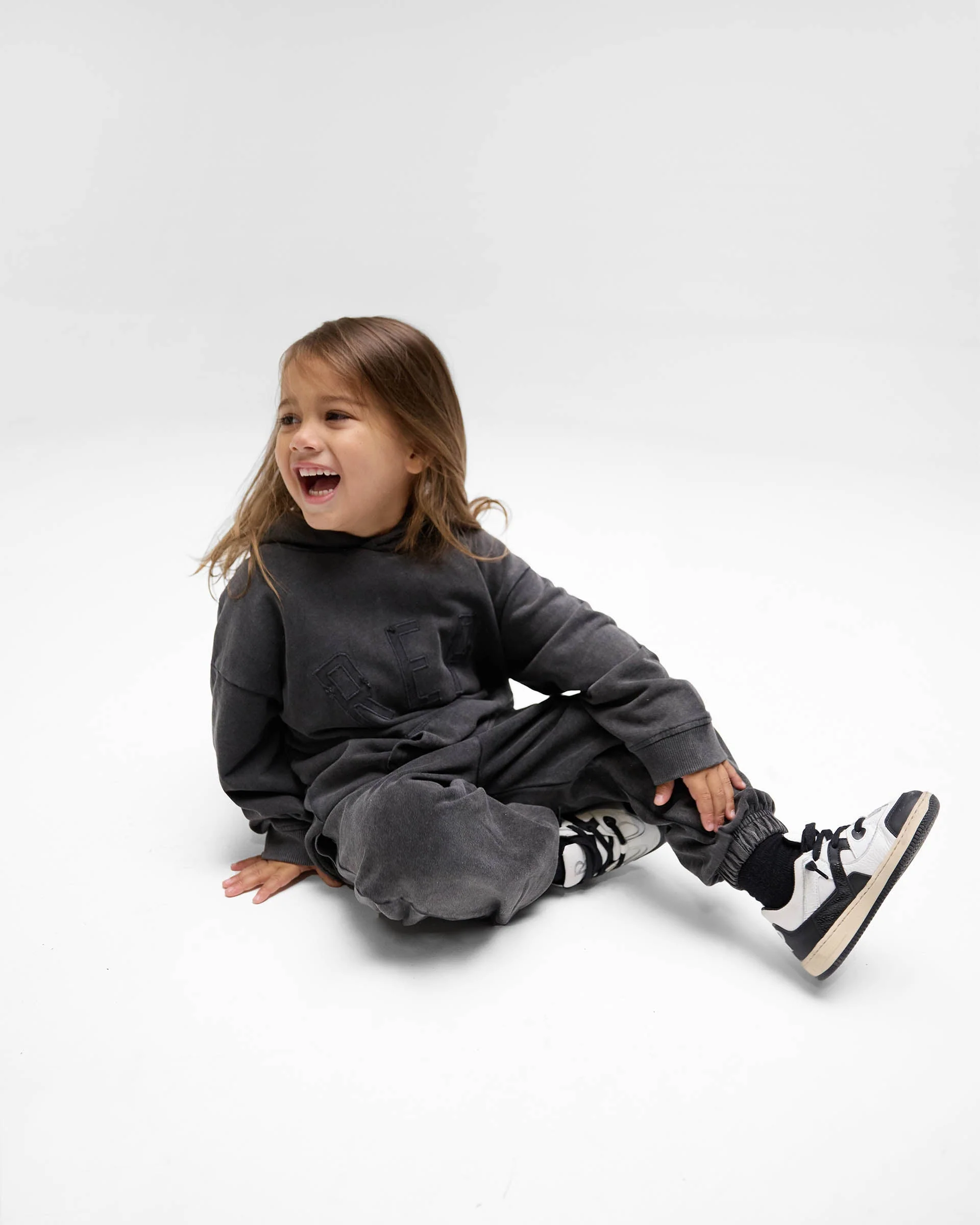 Mini Rep Applique Hoodie - Vintage Black - Image 4