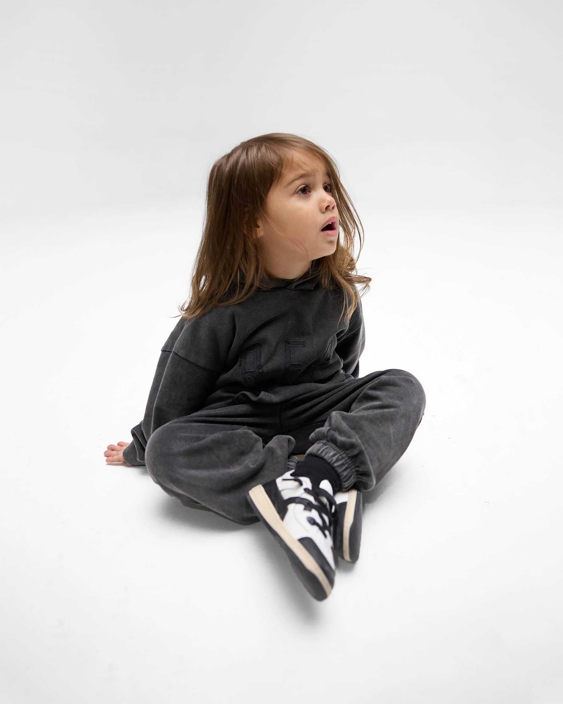 Mini Rep Applique Hoodie - Vintage Black - Image 5