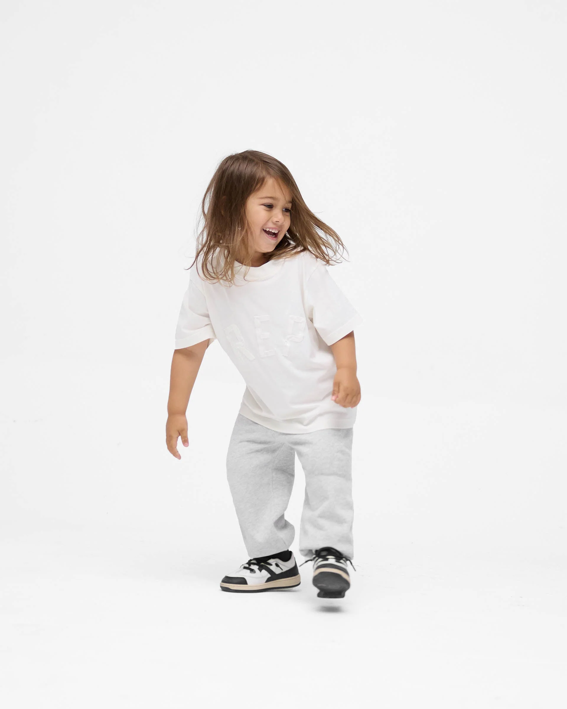 Mini Rep Applique Sweatpants - Grey Marl - Image 4