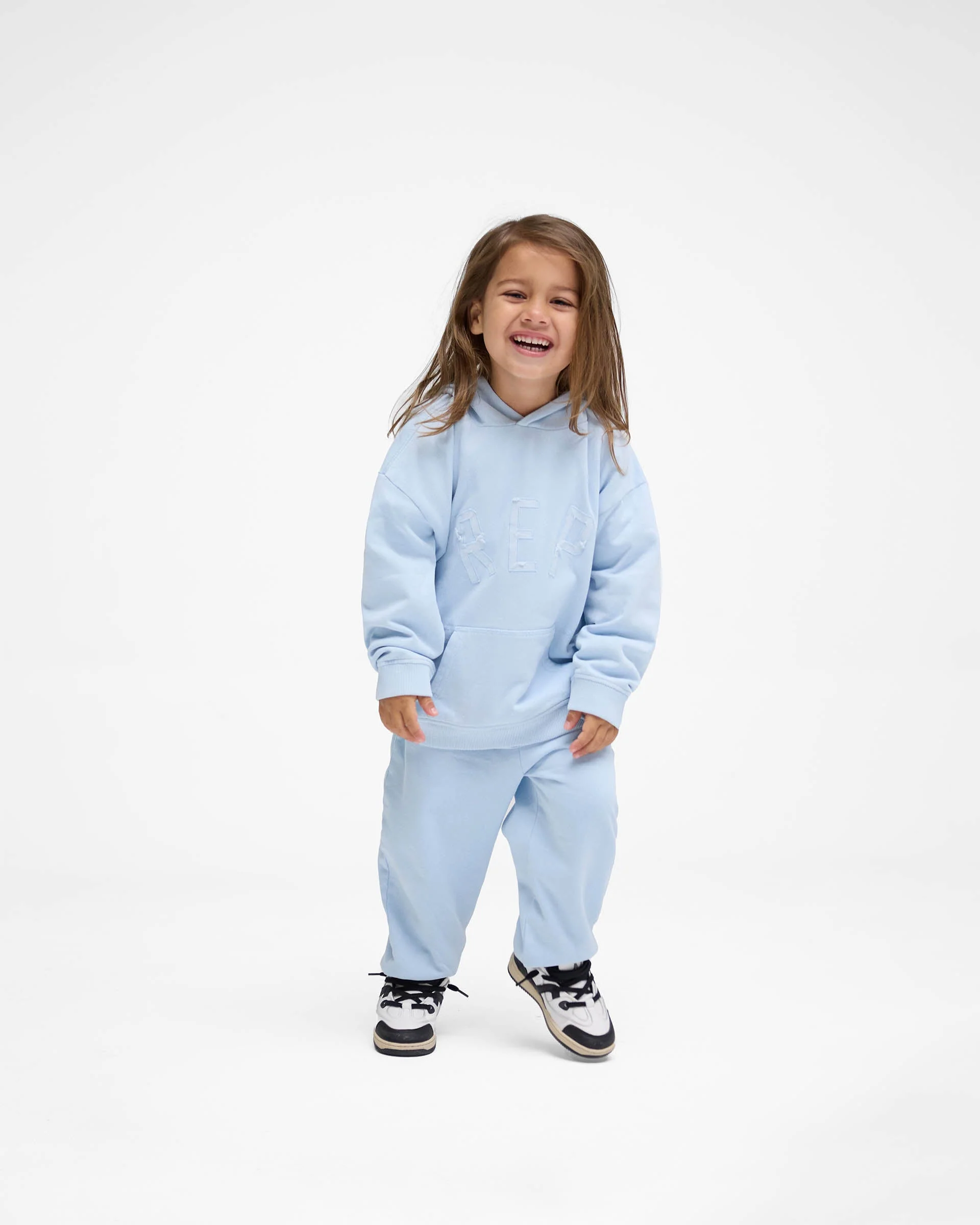 Mini Rep Applique Sweatpants - Powder Blue - Image 4