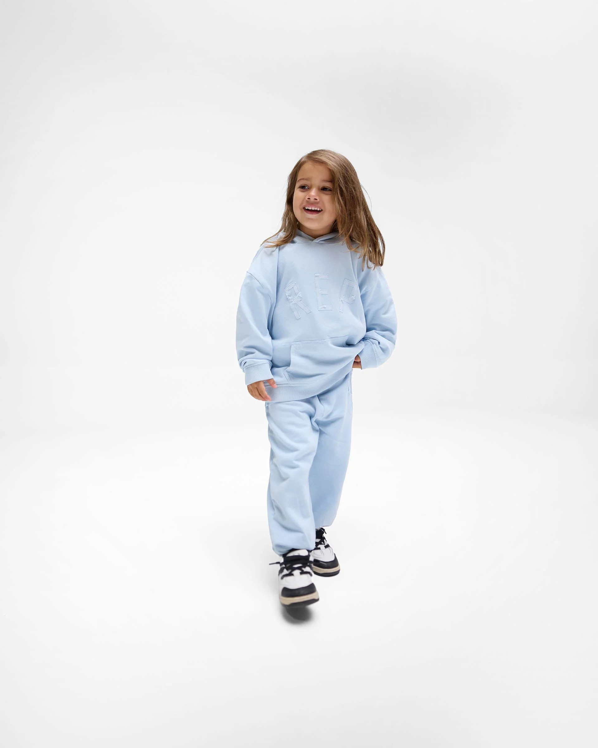 Mini Rep Applique Sweatpants - Powder Blue - Image 5