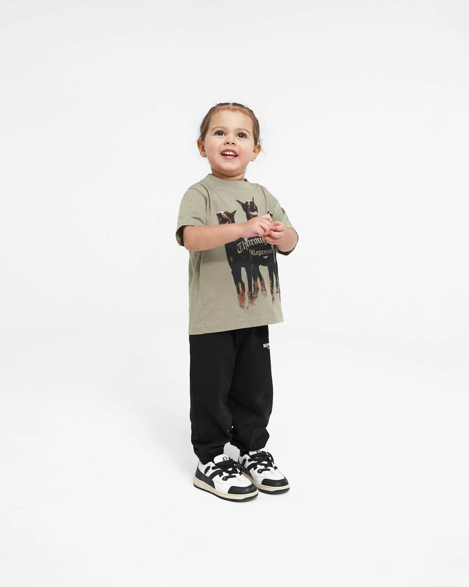 Mini Thoroughbred T-Shirt - Khaki - Image 3