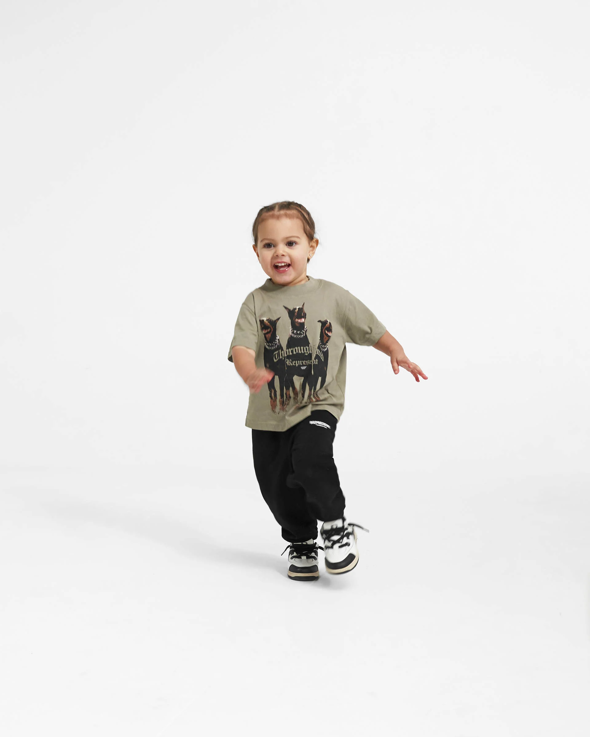 Mini Thoroughbred T-Shirt - Khaki - Image 4