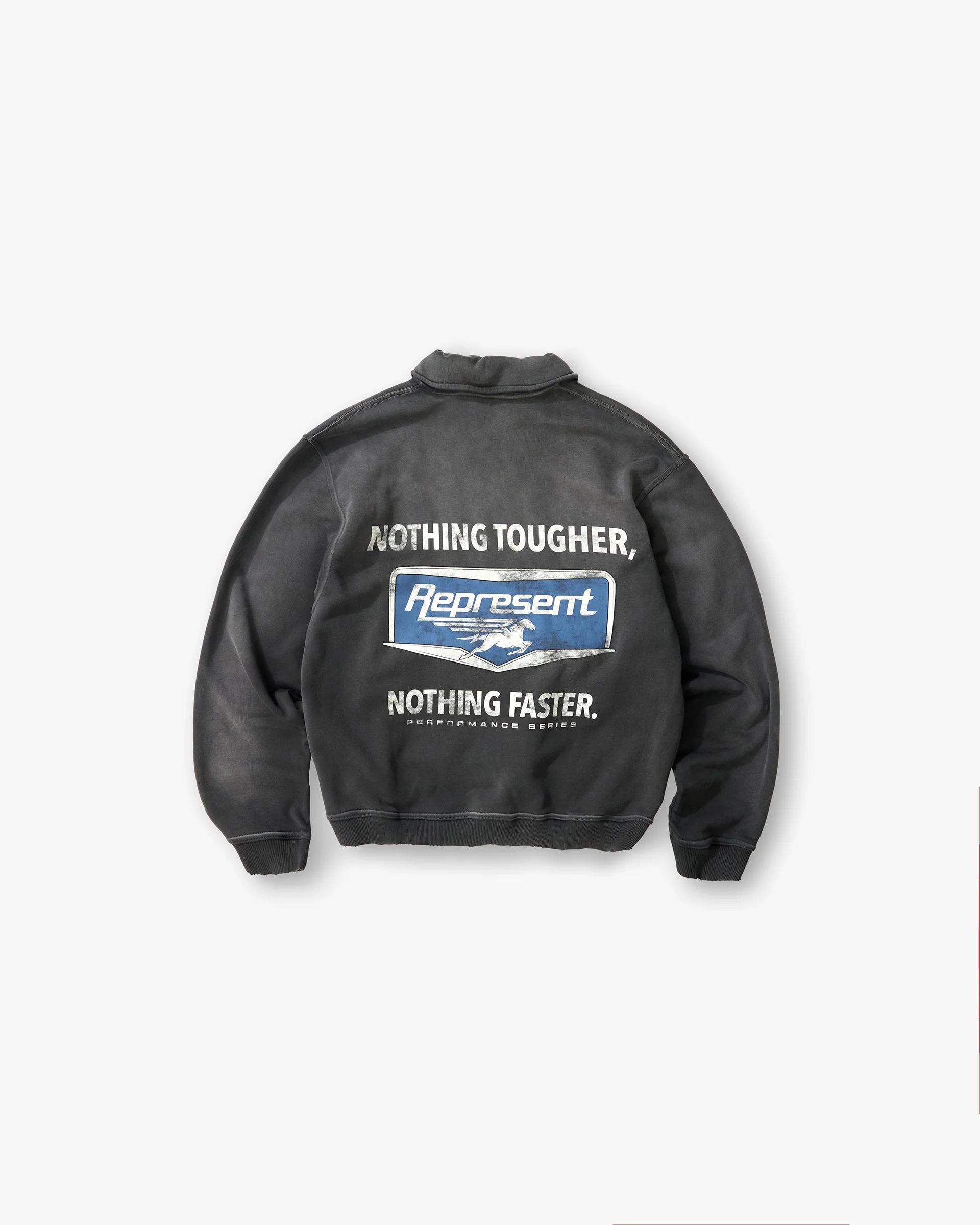 Nothing Faster Quarter Zip Sweatshirt - Stained Black - Image 2
