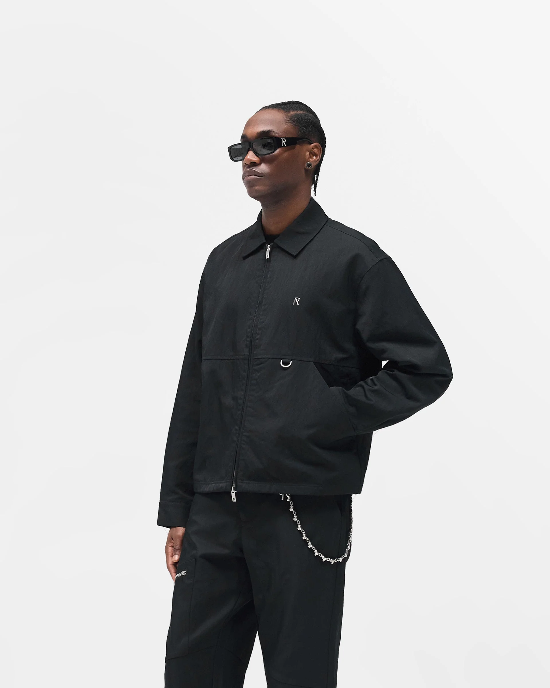 Nylon Overshirt - Jet Black - Image 2