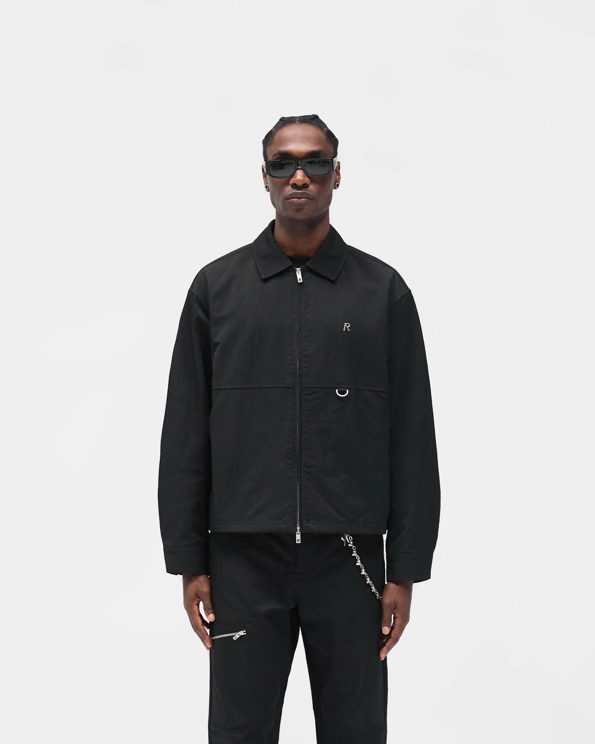 Nylon Overshirt - Jet Black - Image 3