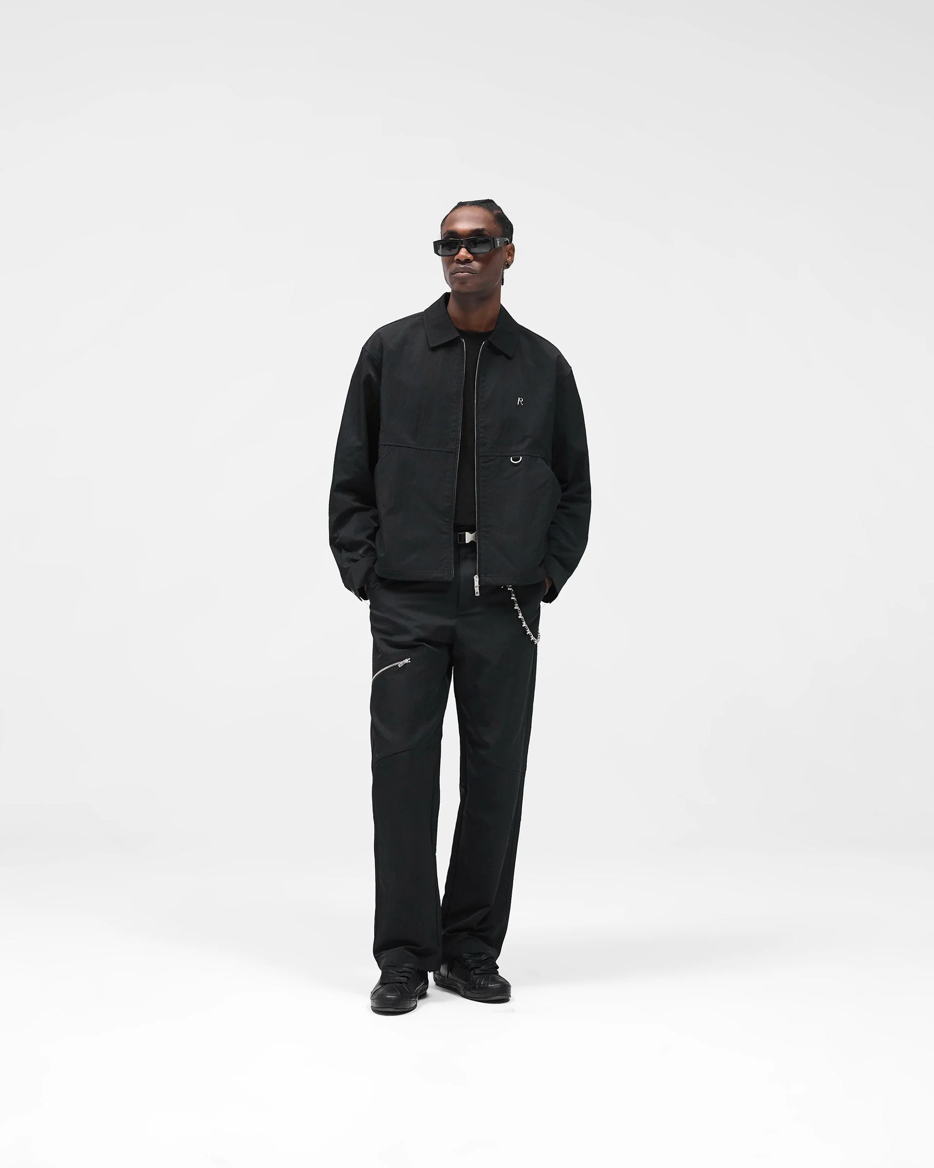 Nylon Overshirt - Jet Black - Image 5