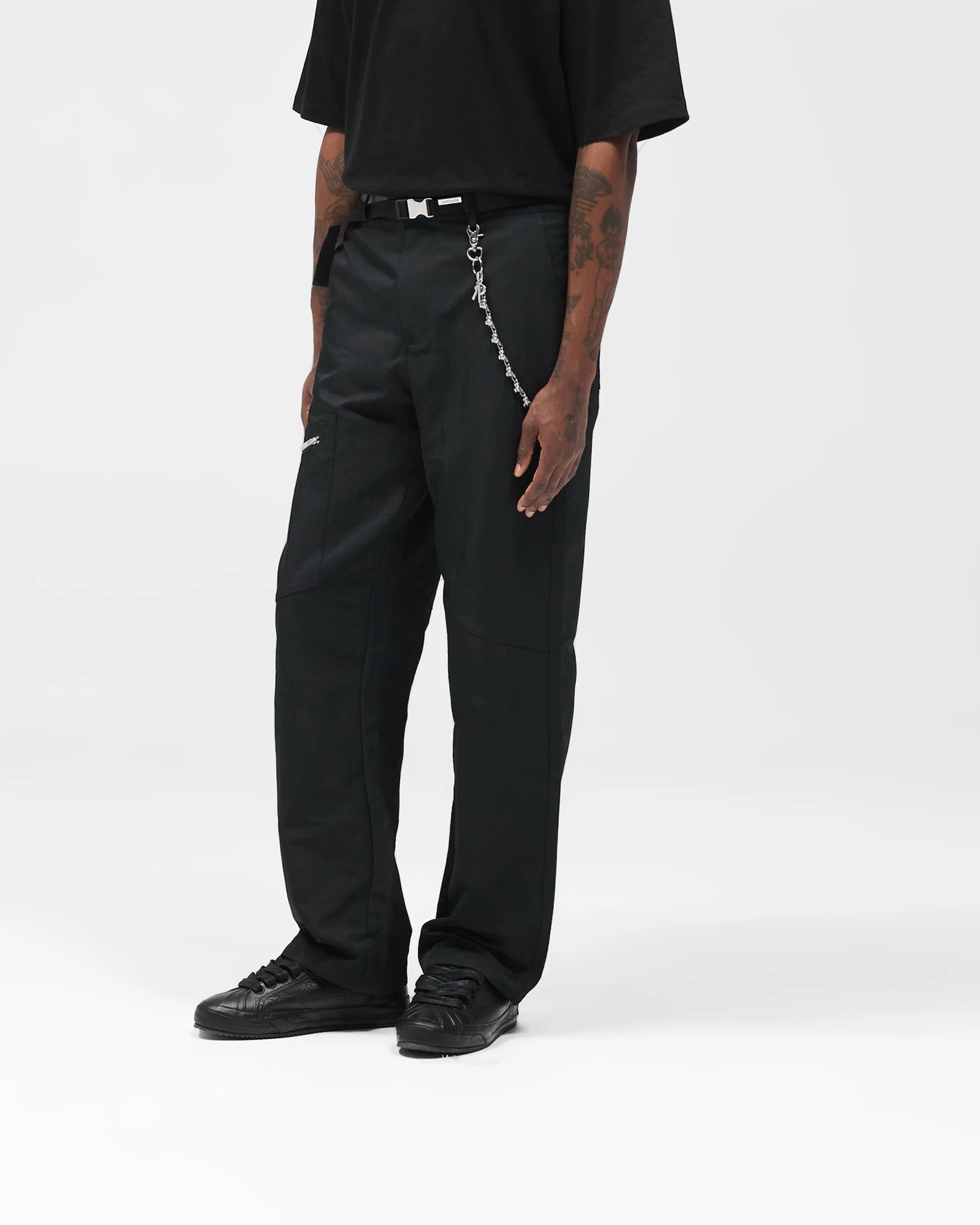Nylon Workwear Pant - Jet Black - Image 2