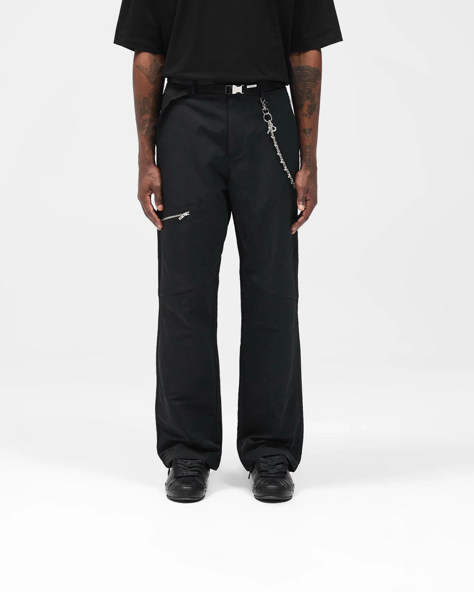Nylon Workwear Pant - Jet Black - Image 3