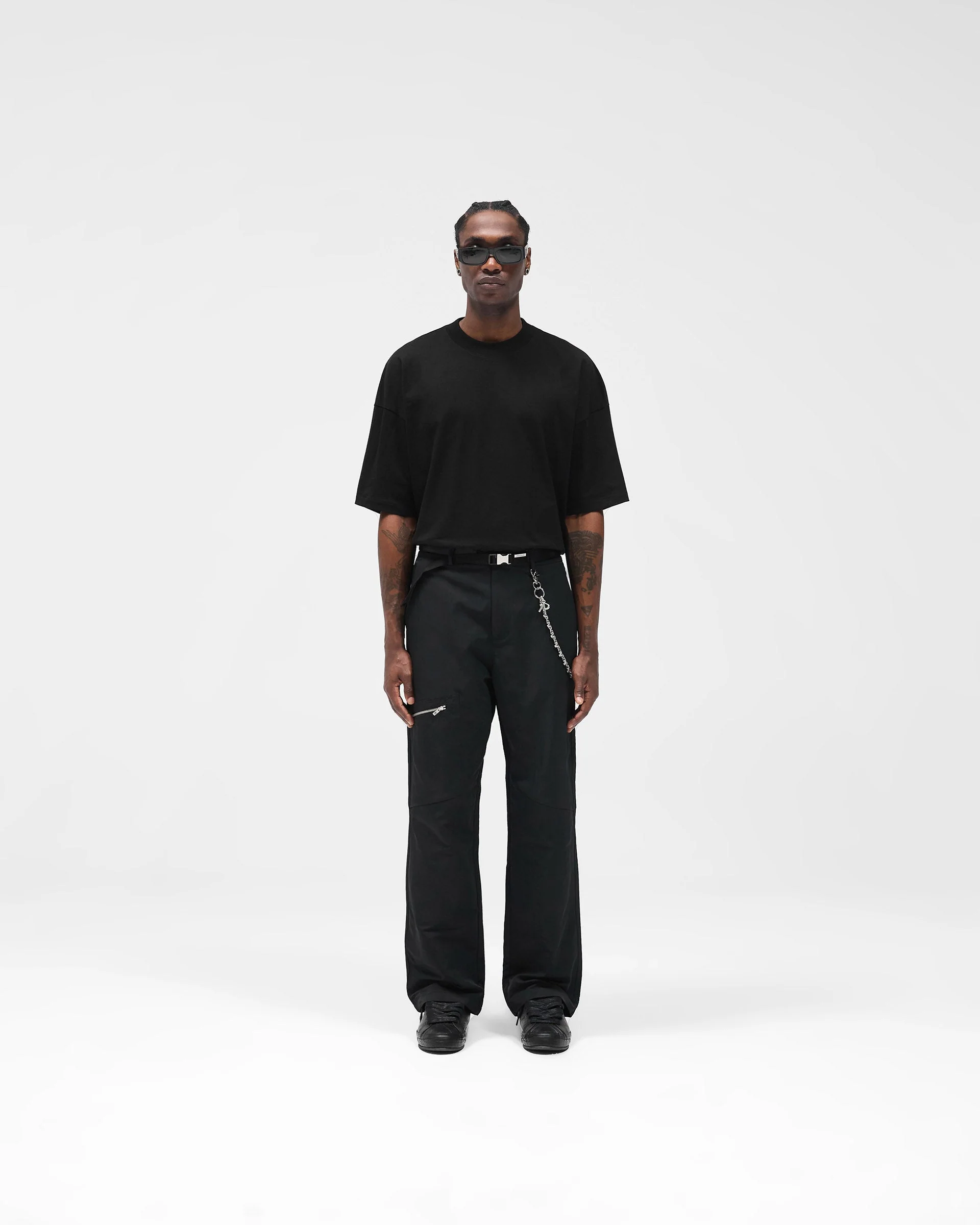 Nylon Workwear Pant - Jet Black - Image 6