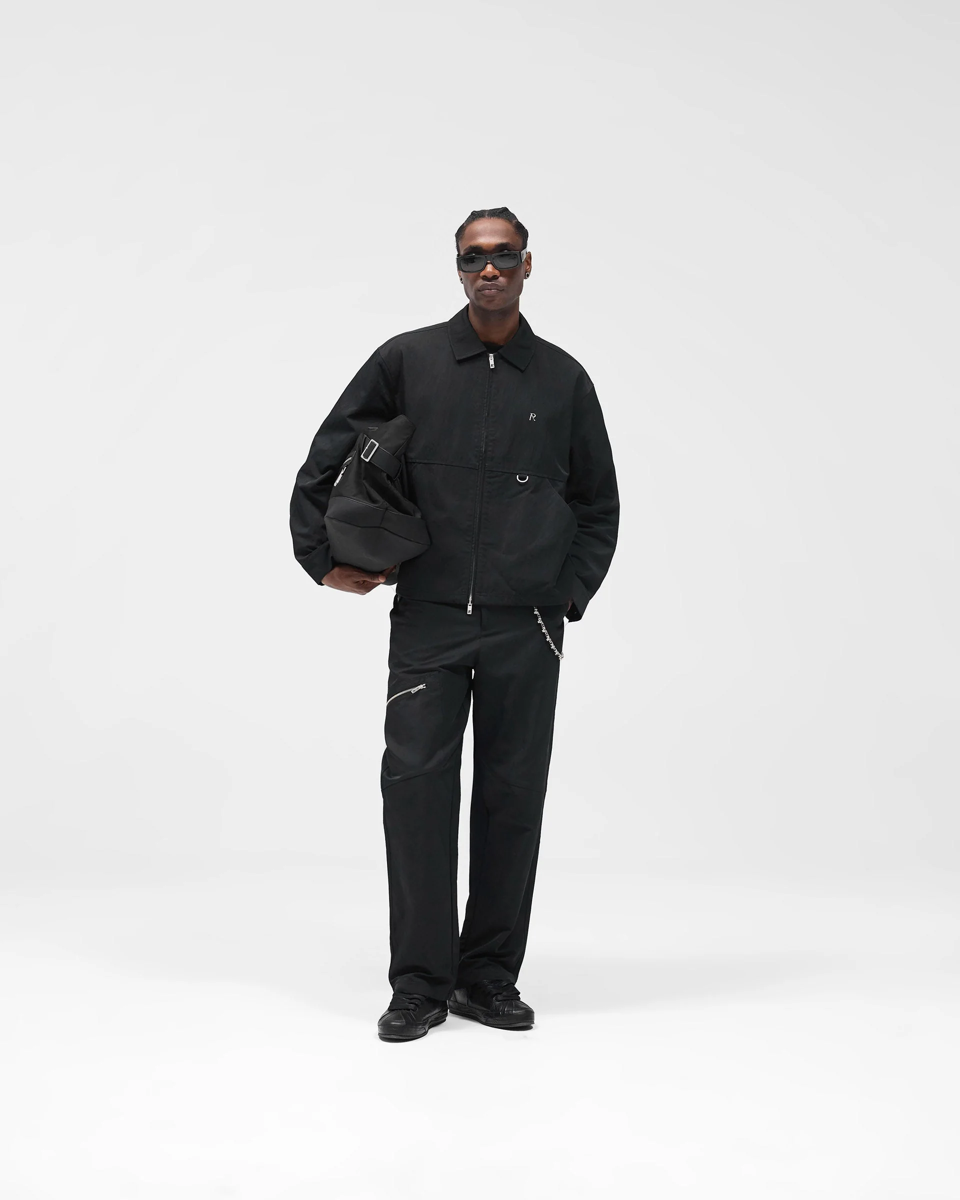 Nylon Workwear Pant - Jet Black - Image 7