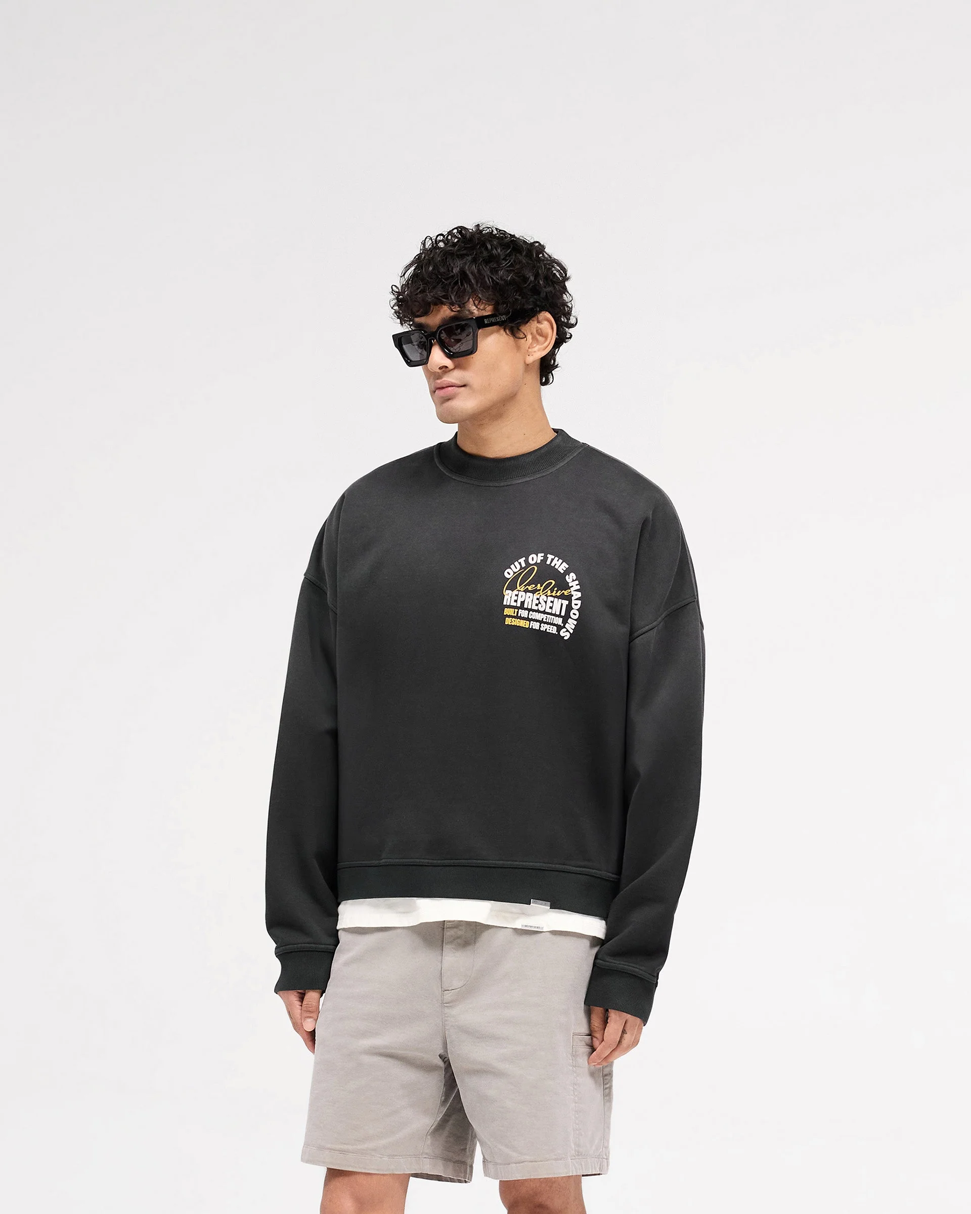 Out Of The Shadows Sweater - Stained Black - Image 4