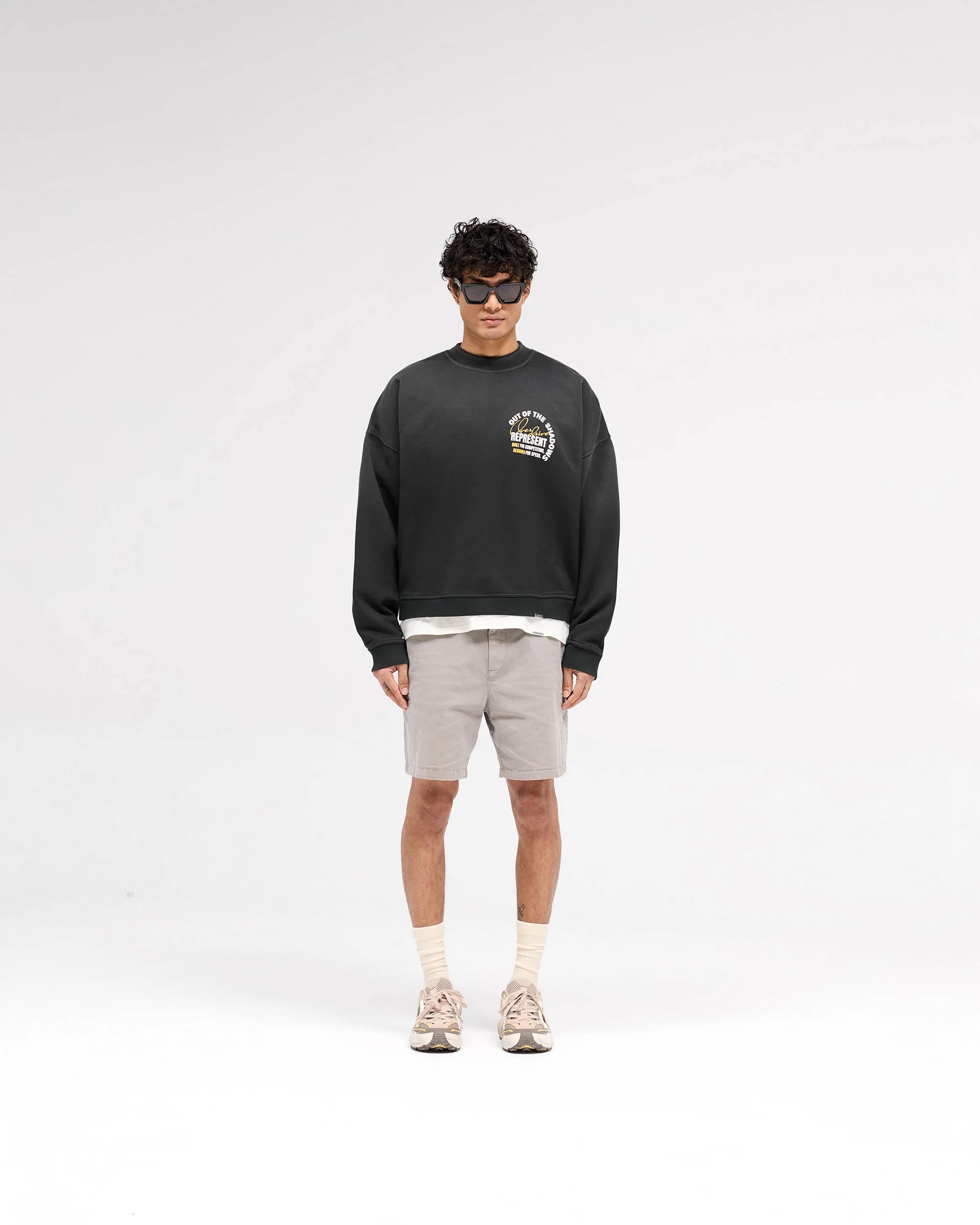 Out Of The Shadows Sweater - Stained Black - Image 6