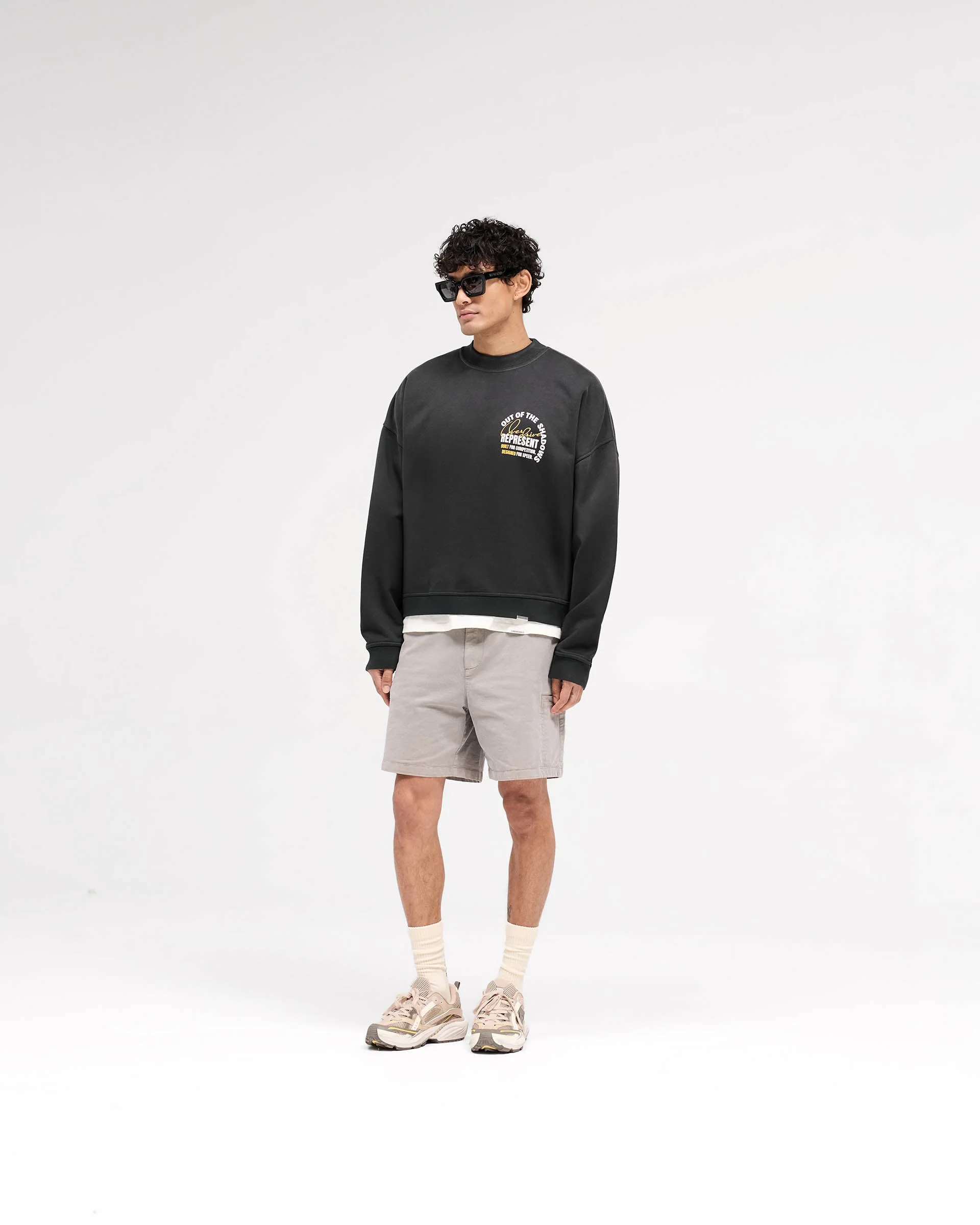 Out Of The Shadows Sweater - Stained Black - Image 7