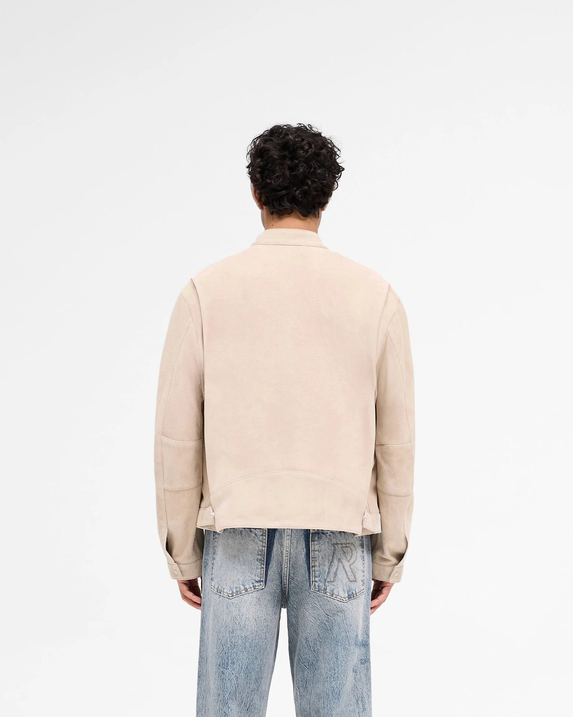 Overdrive Suede Jacket - Beige - Image 4